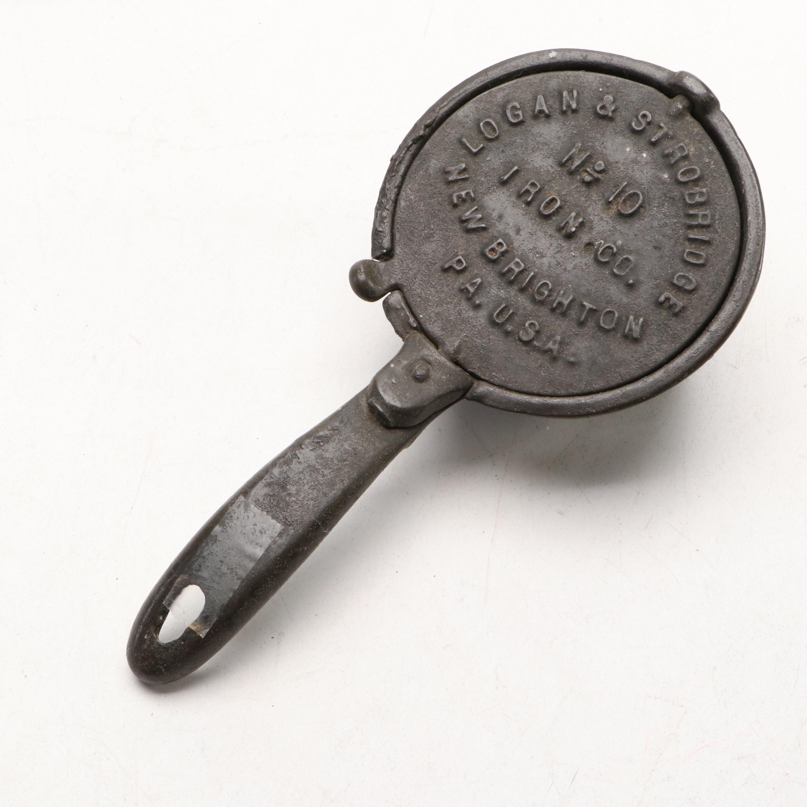 Art Nouveau Style Trumpet Vase with Mirrored Plateau and Other Decor