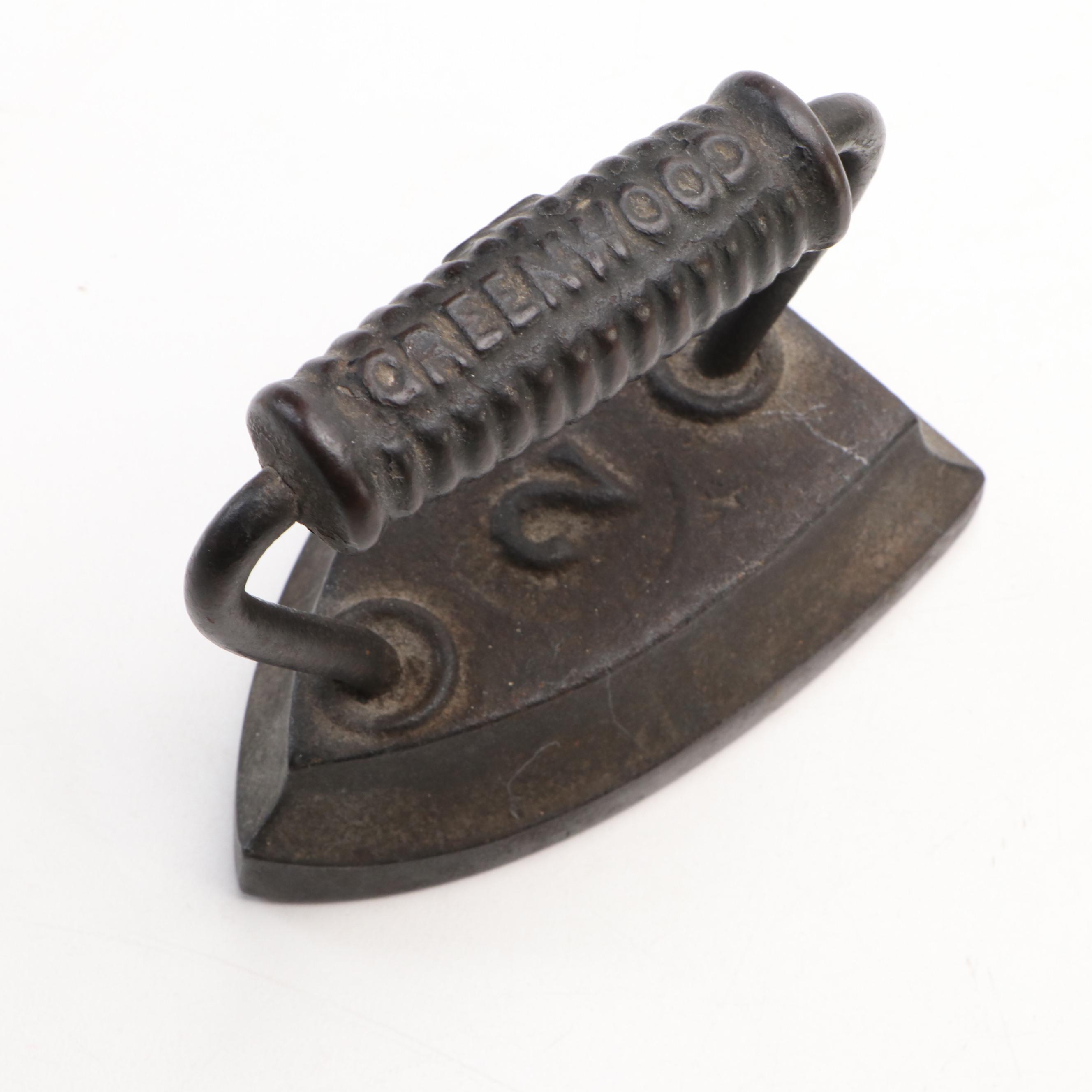 Art Nouveau Style Trumpet Vase with Mirrored Plateau and Other Decor