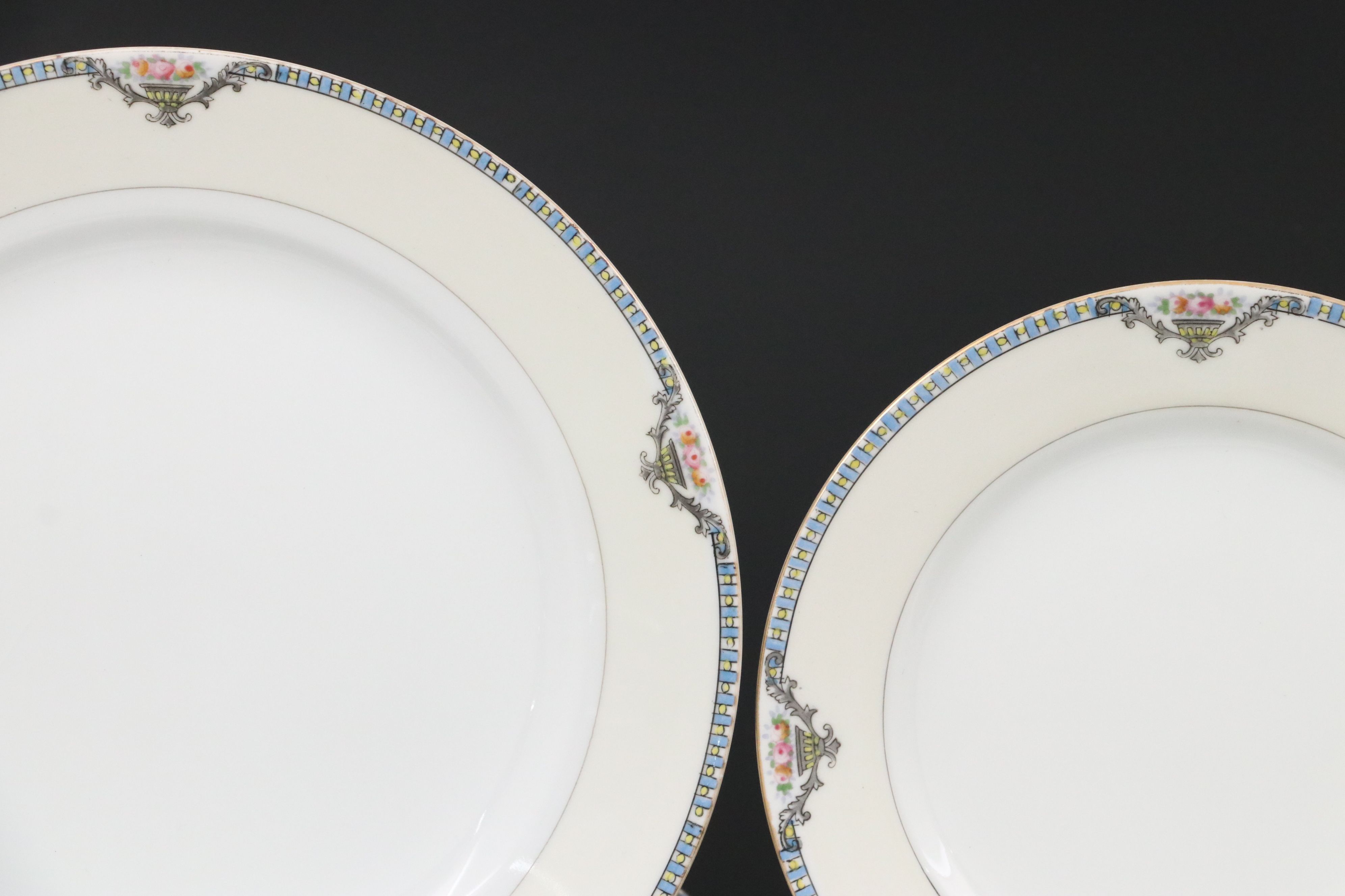 Noritake "Cortez" Hand Painted Porcelain Dinnerware and Serving Pieces