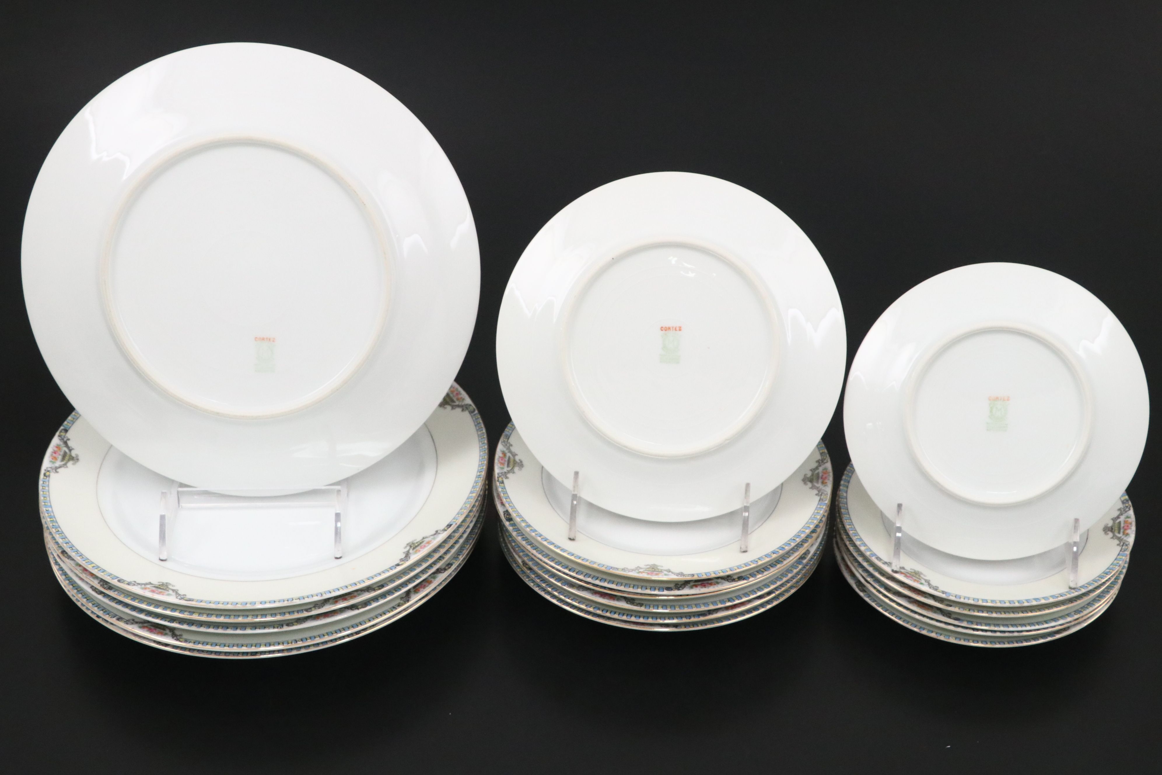 Noritake "Cortez" Hand Painted Porcelain Dinnerware and Serving Pieces