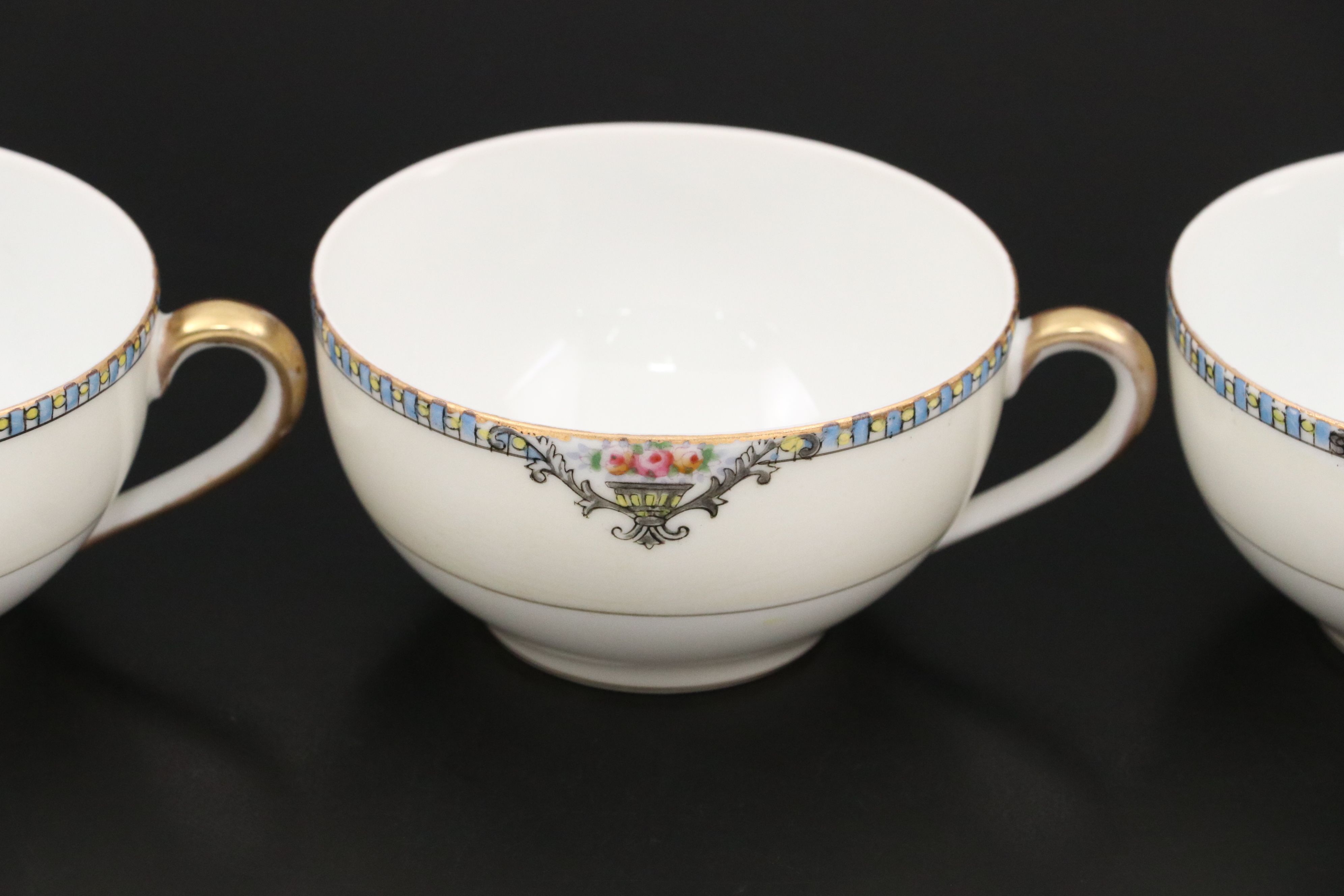 Noritake "Cortez" Hand Painted Porcelain Dinnerware and Serving Pieces