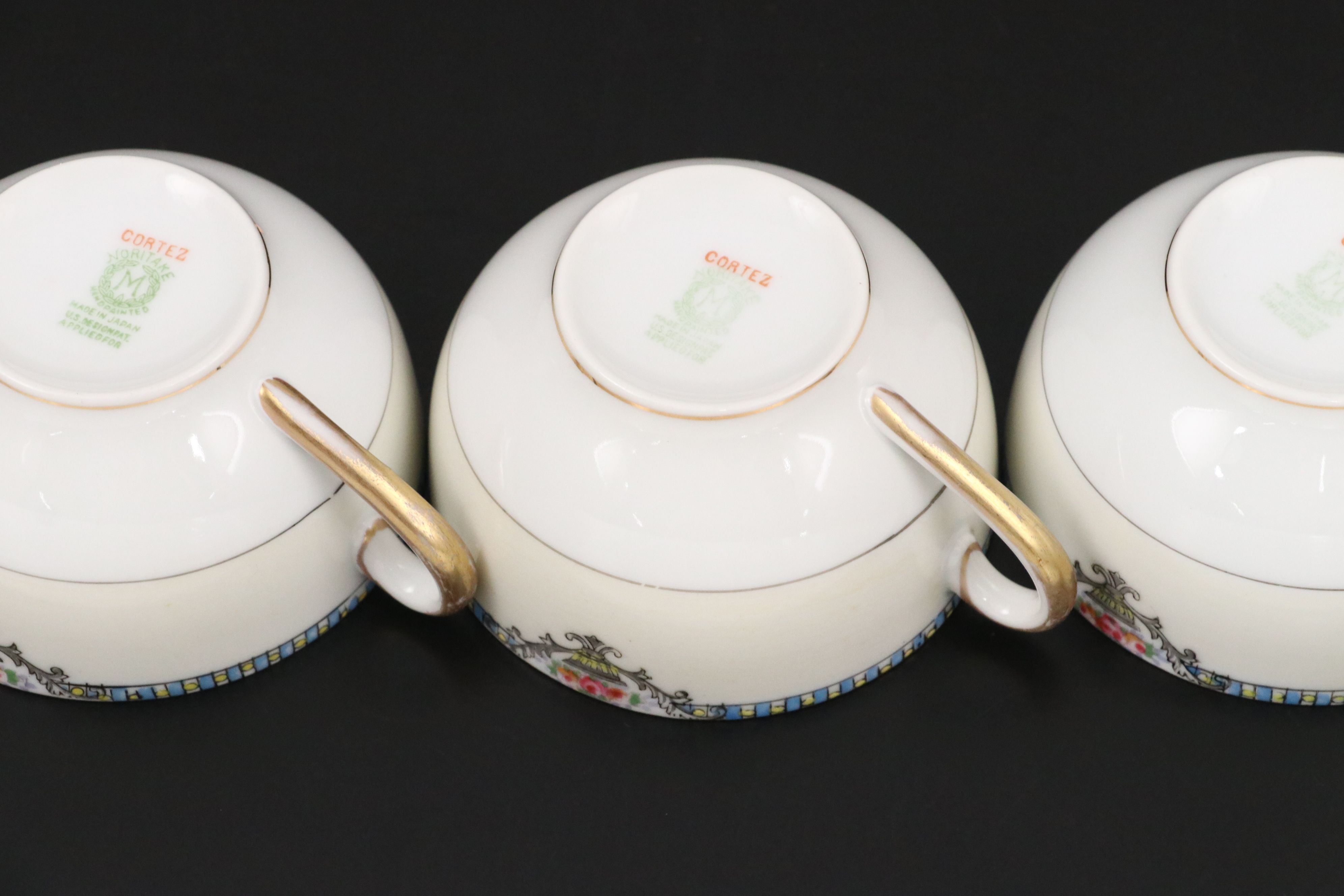 Noritake "Cortez" Hand Painted Porcelain Dinnerware and Serving Pieces