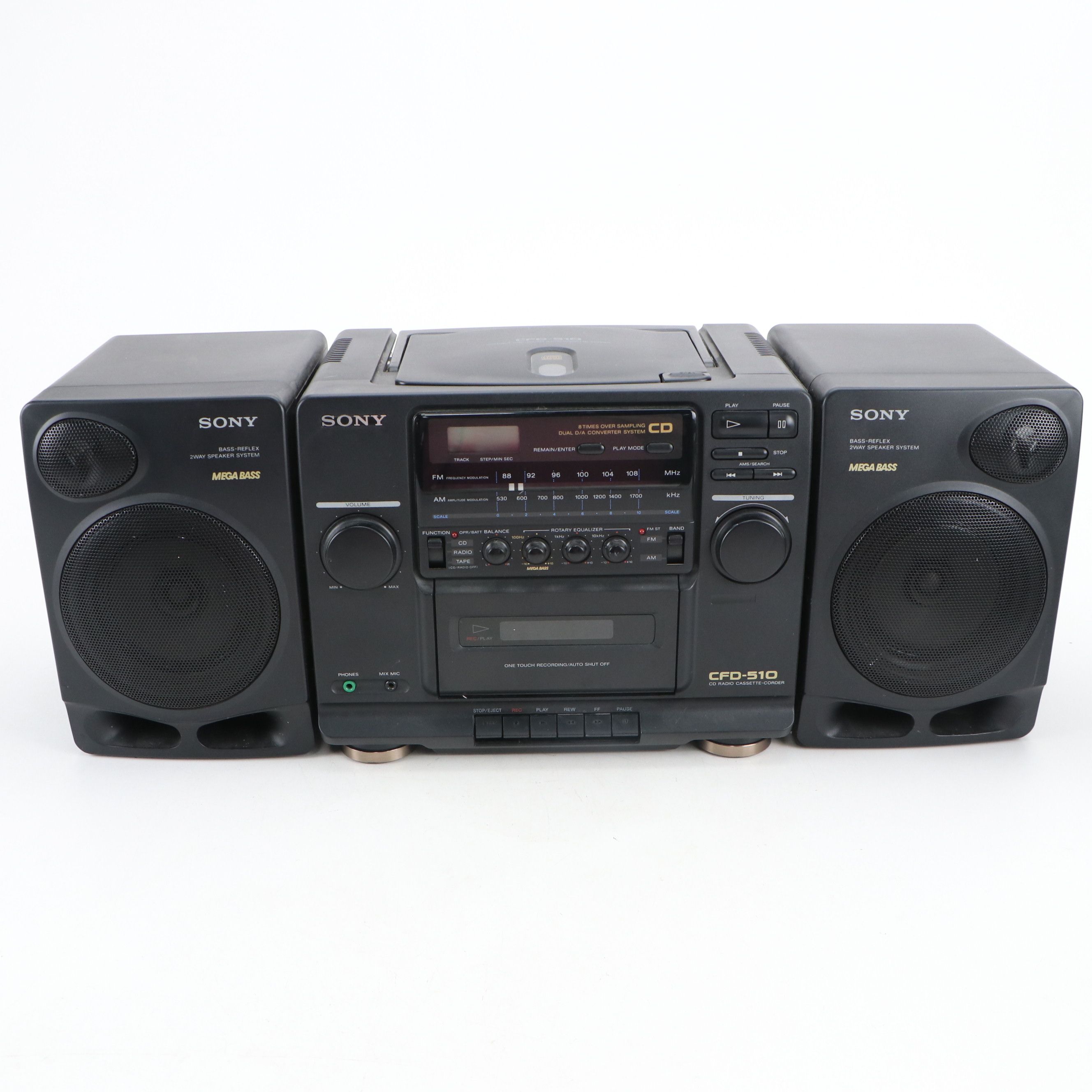 Sony CFD-510 CD Player with CDs
