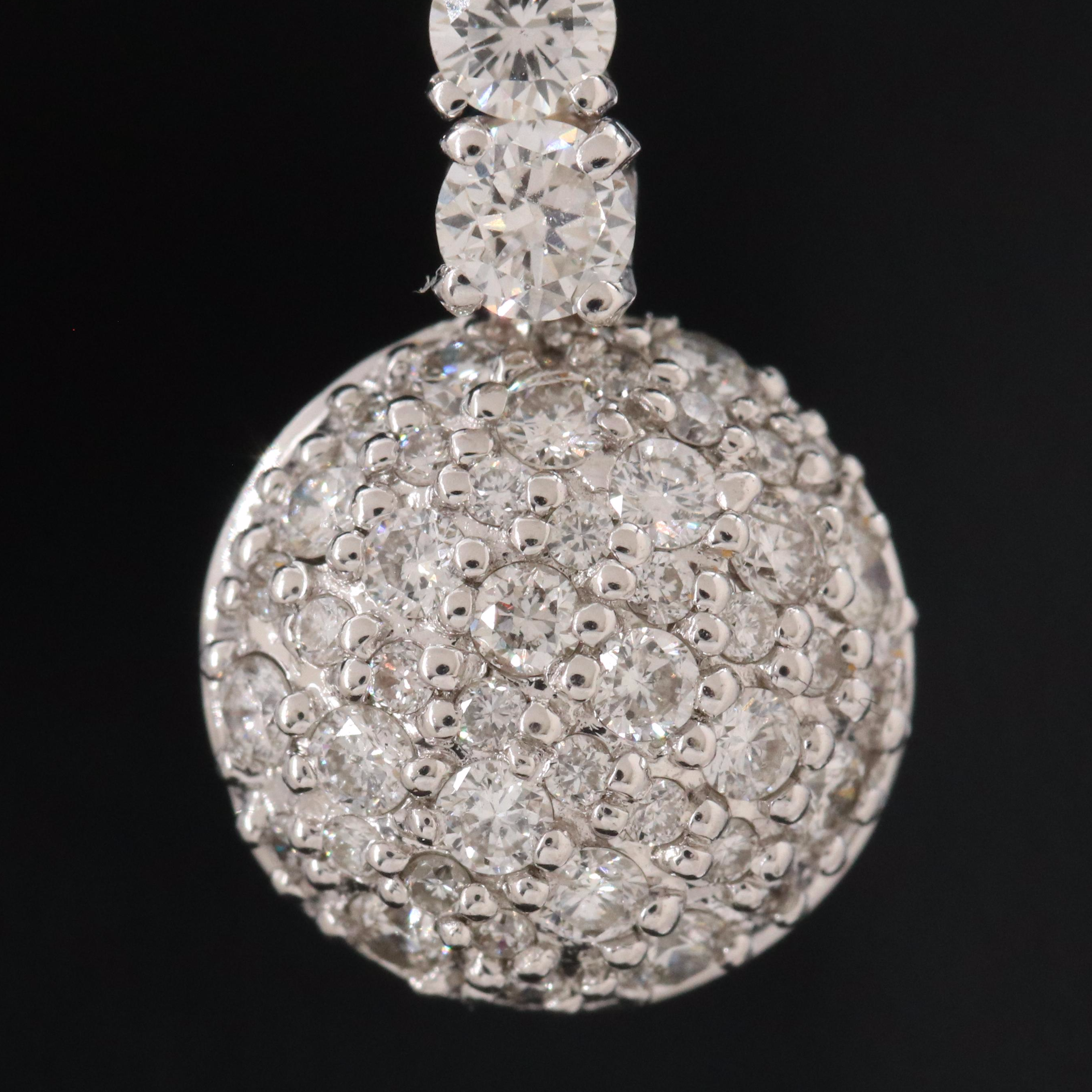 14K 1.35 CTW Diamond Earrings