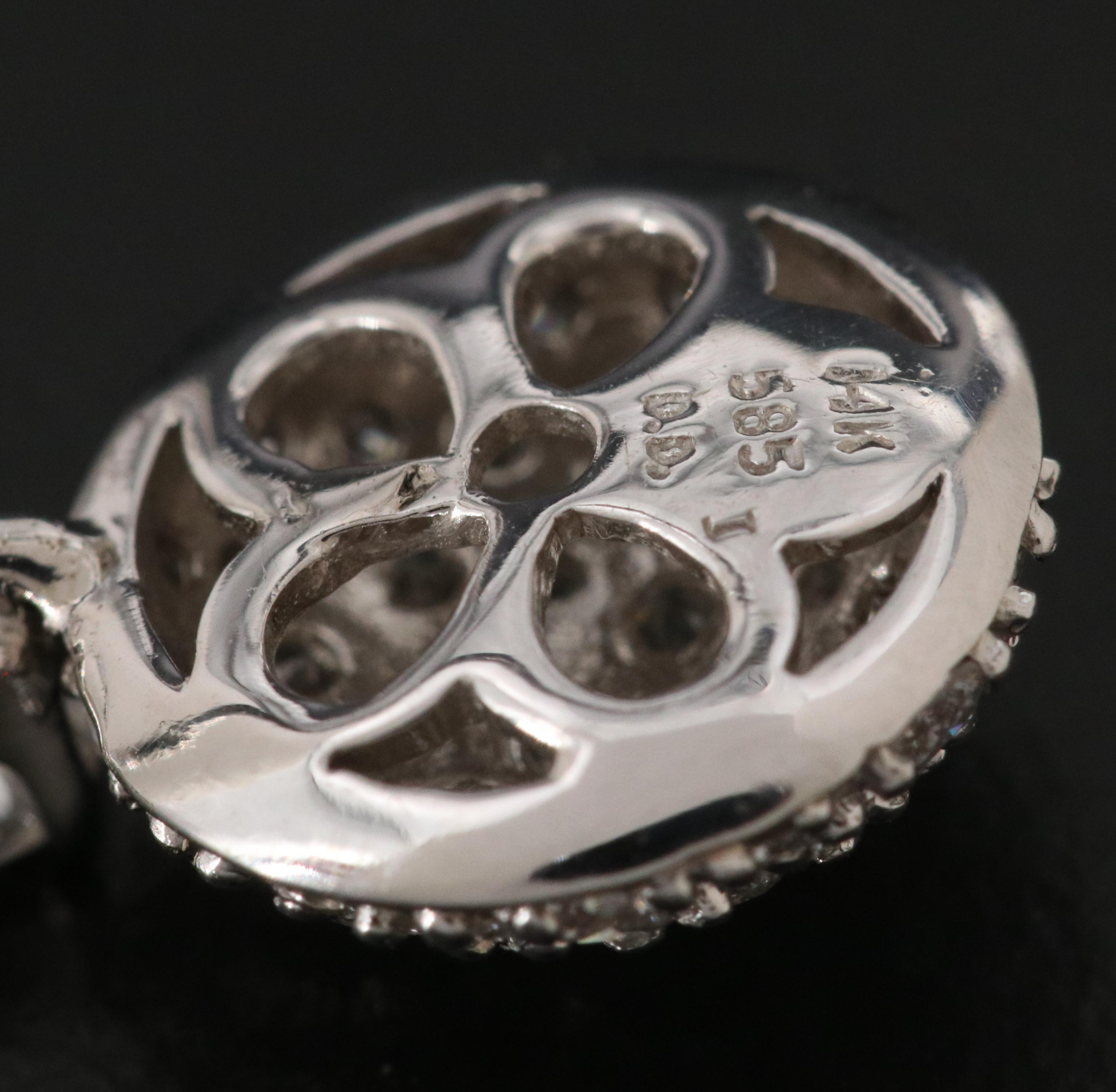 14K 1.35 CTW Diamond Earrings