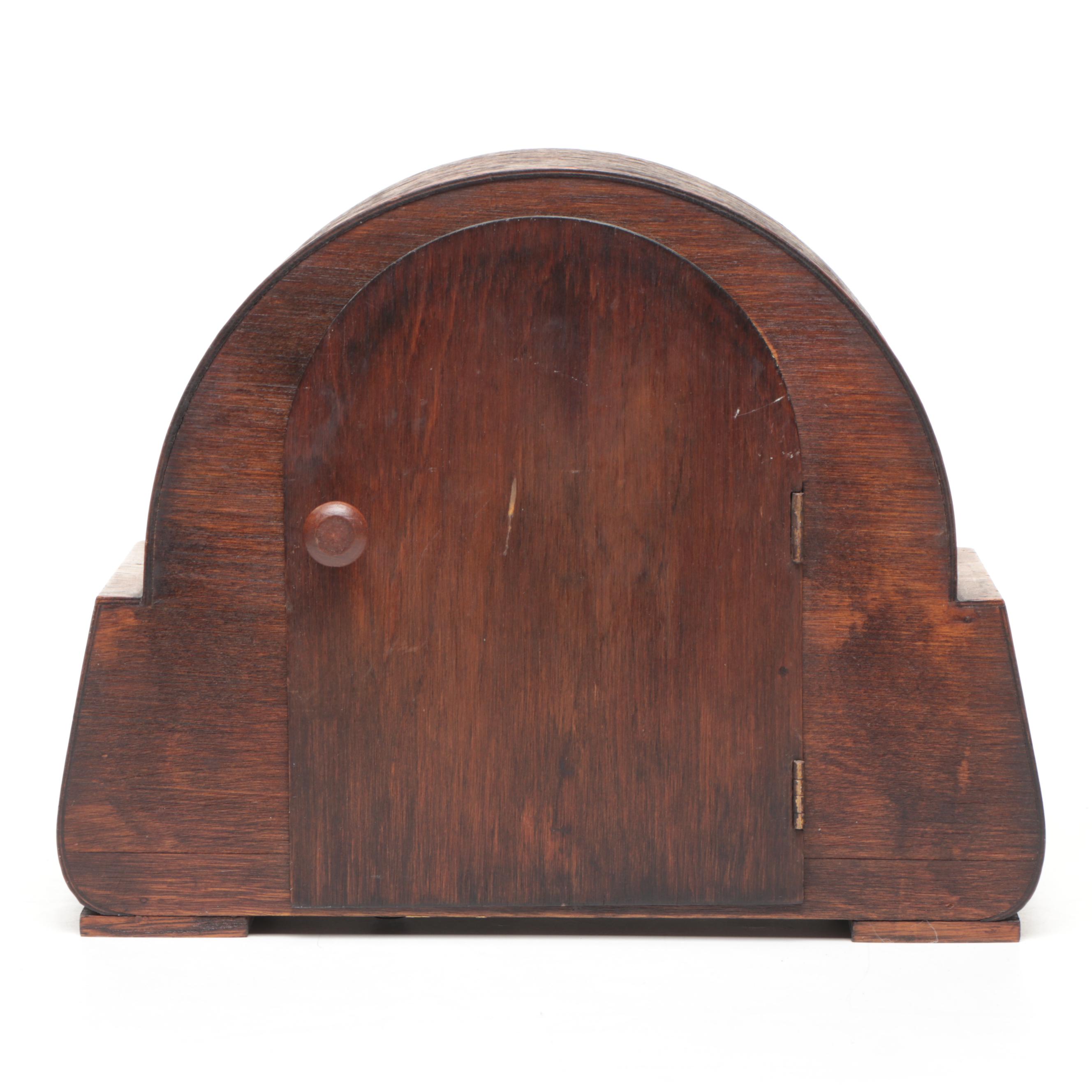 Art Deco Rosewood Mantel Clock, Early 20th Century