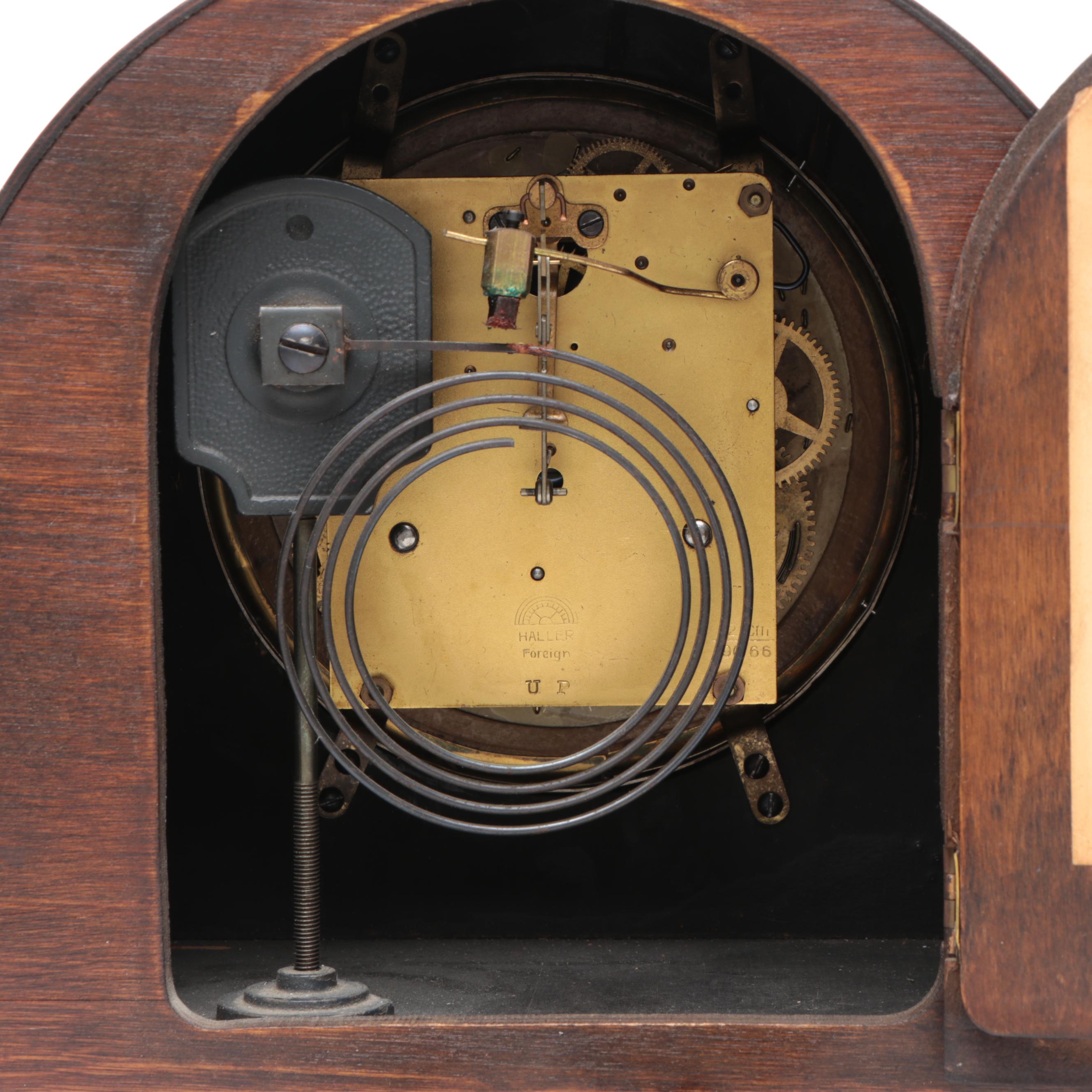 Art Deco Rosewood Mantel Clock, Early 20th Century