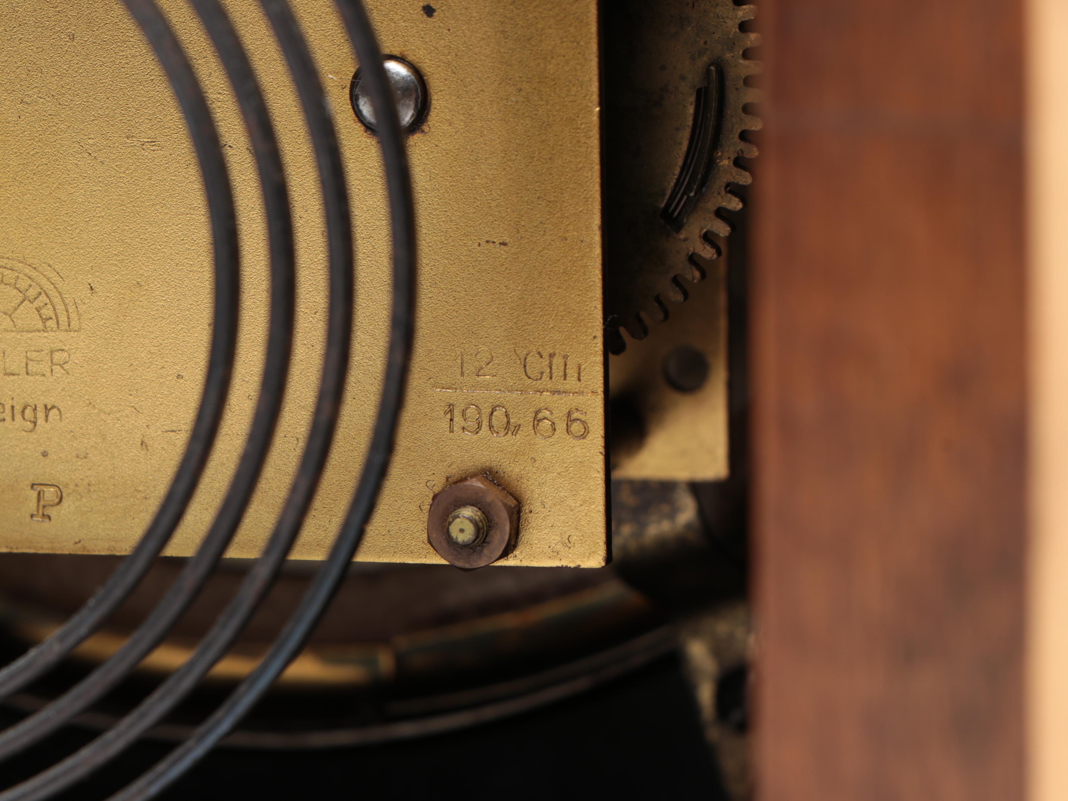 Art Deco Rosewood Mantel Clock, Early 20th Century