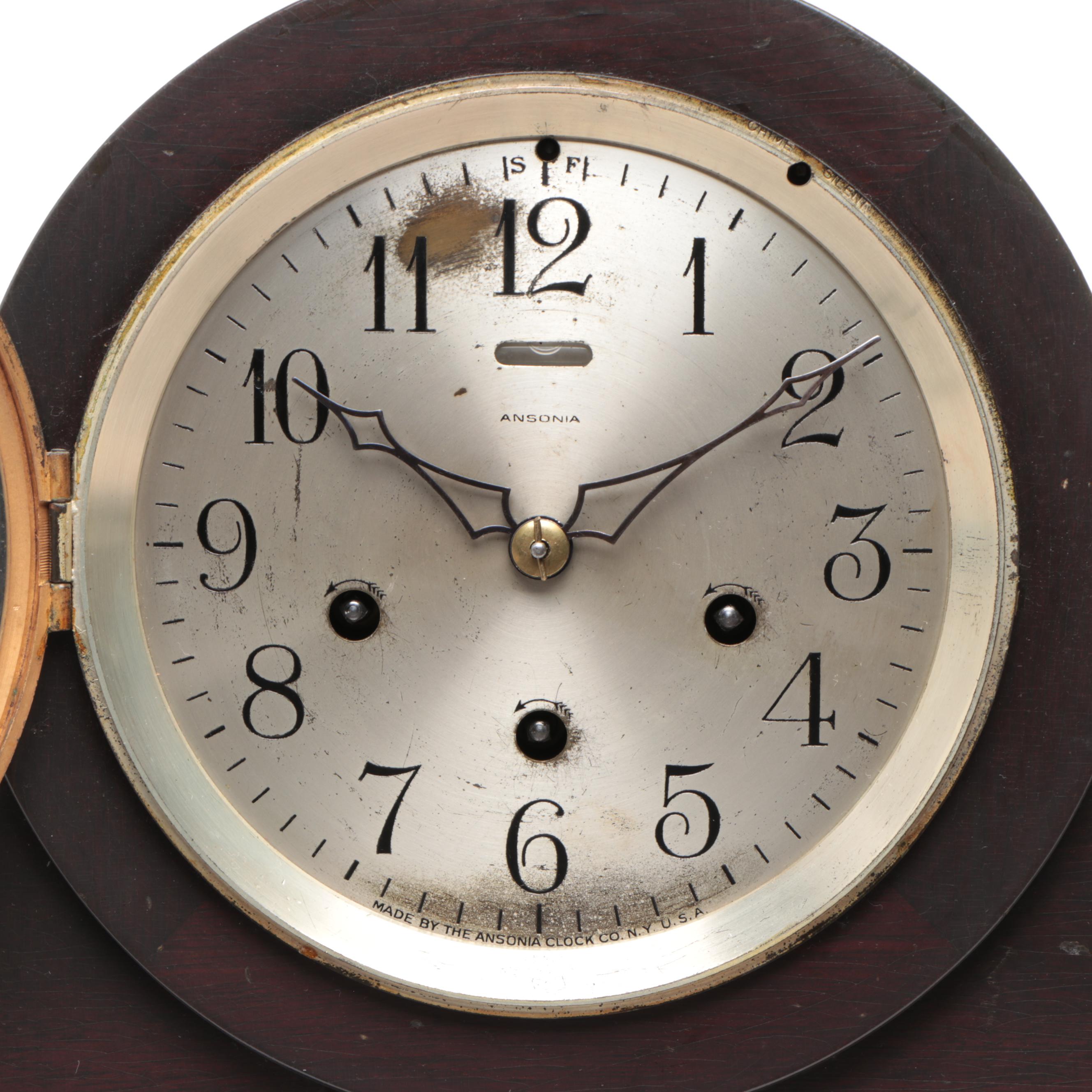 Ansonia Wooden Mantel Clock