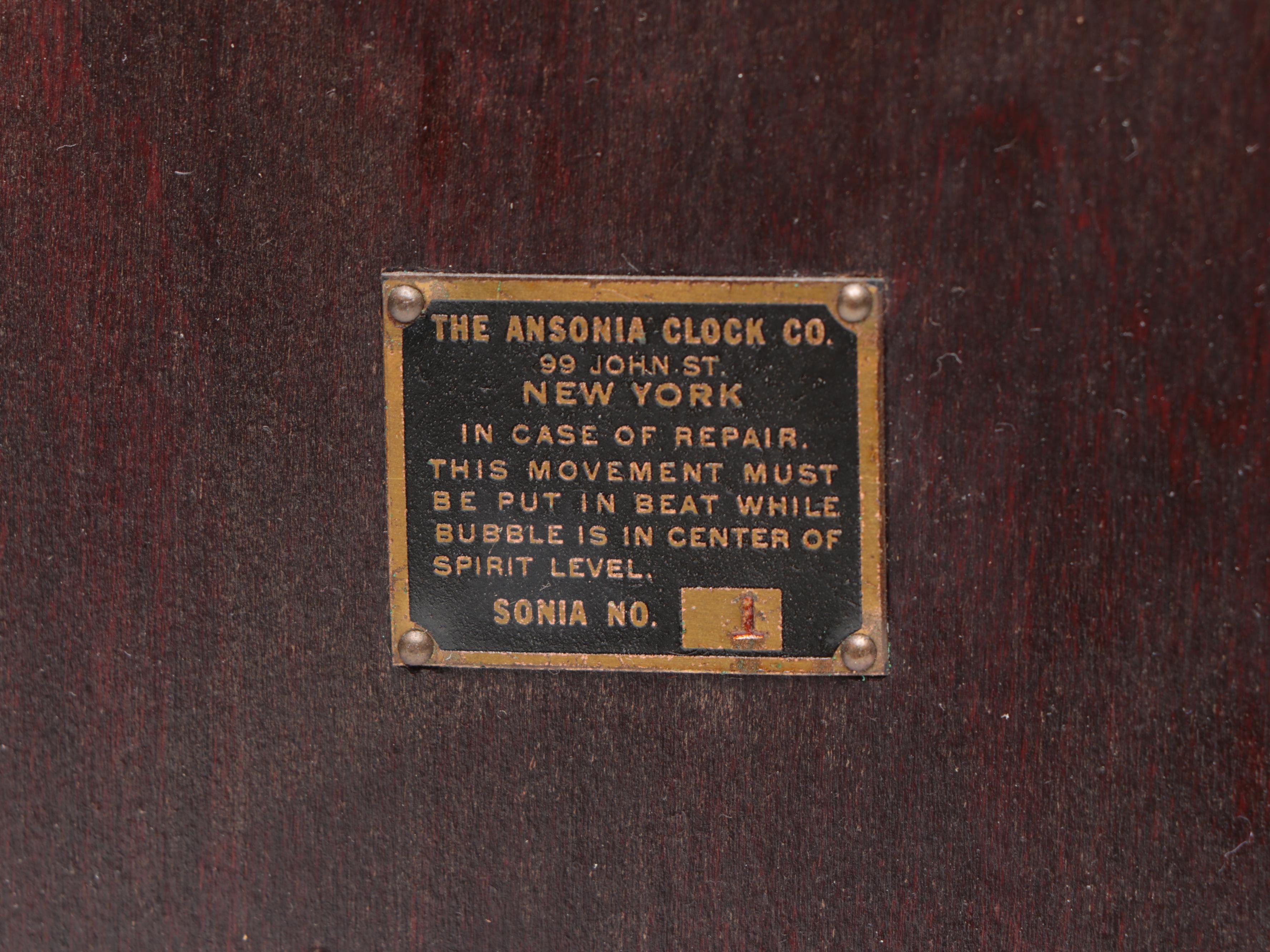 Ansonia Wooden Mantel Clock