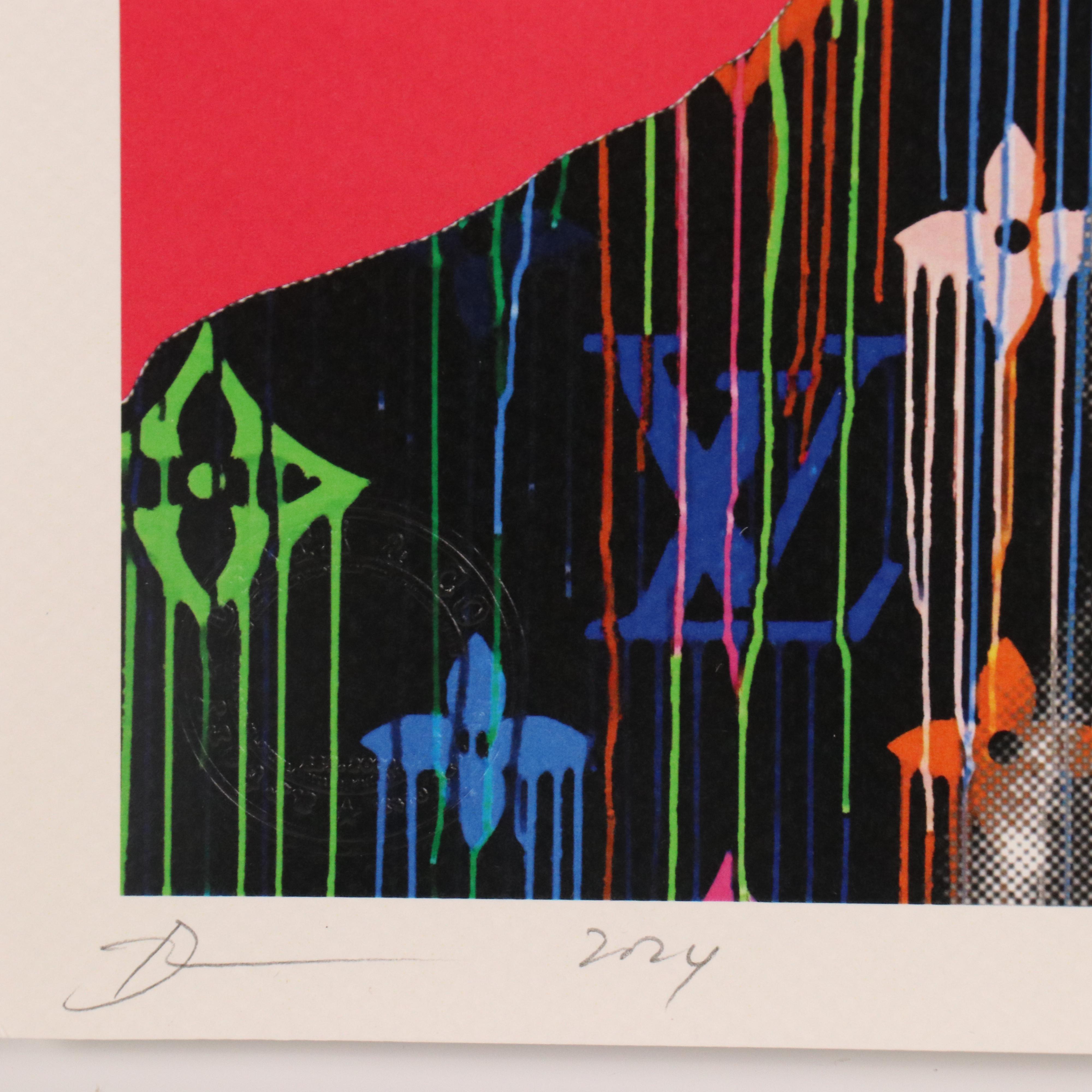 Death NYC Pop Art Digital Print of David Bowie x Louis Vuitton, 2024