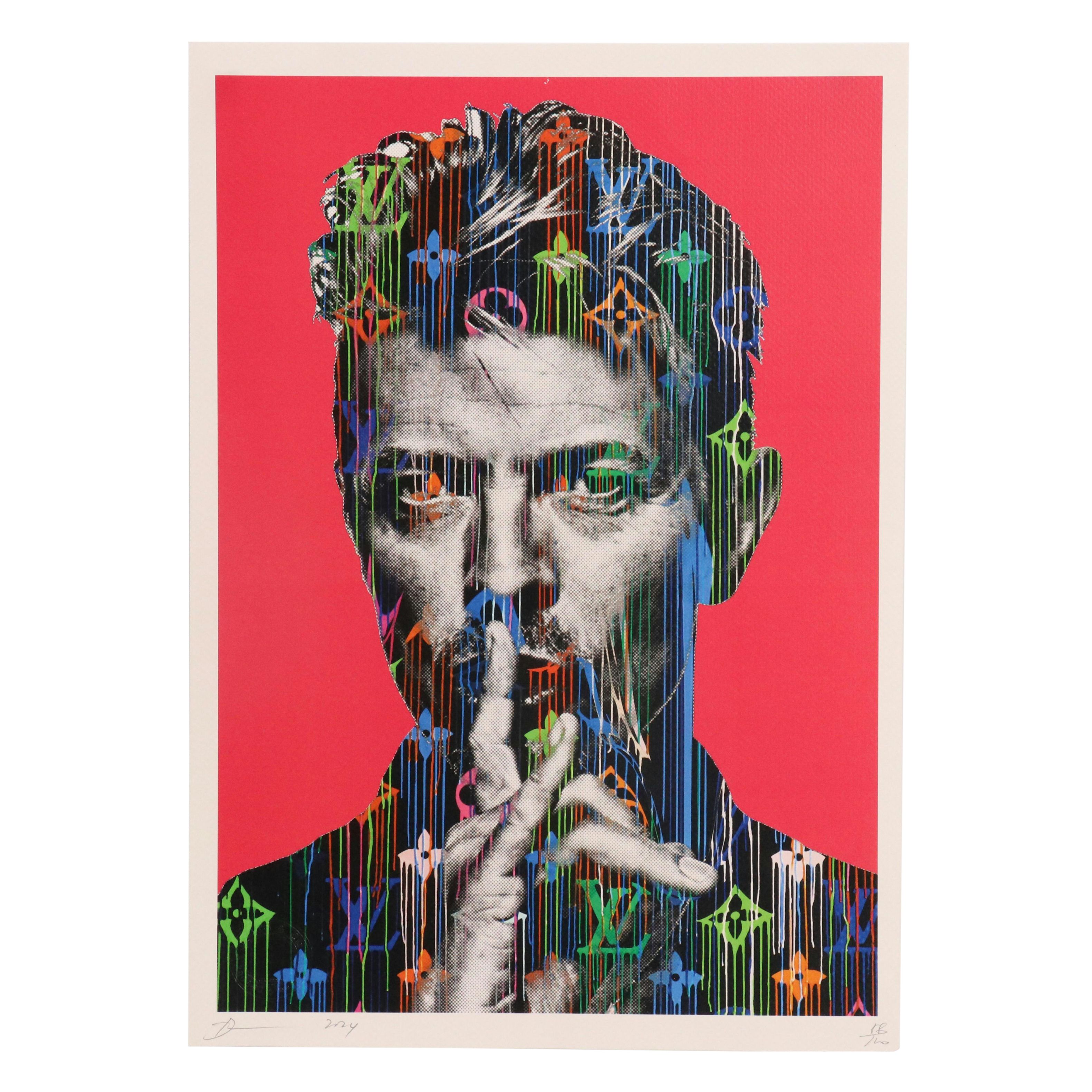 Death NYC Pop Art Digital Print of David Bowie x Louis Vuitton, 2024