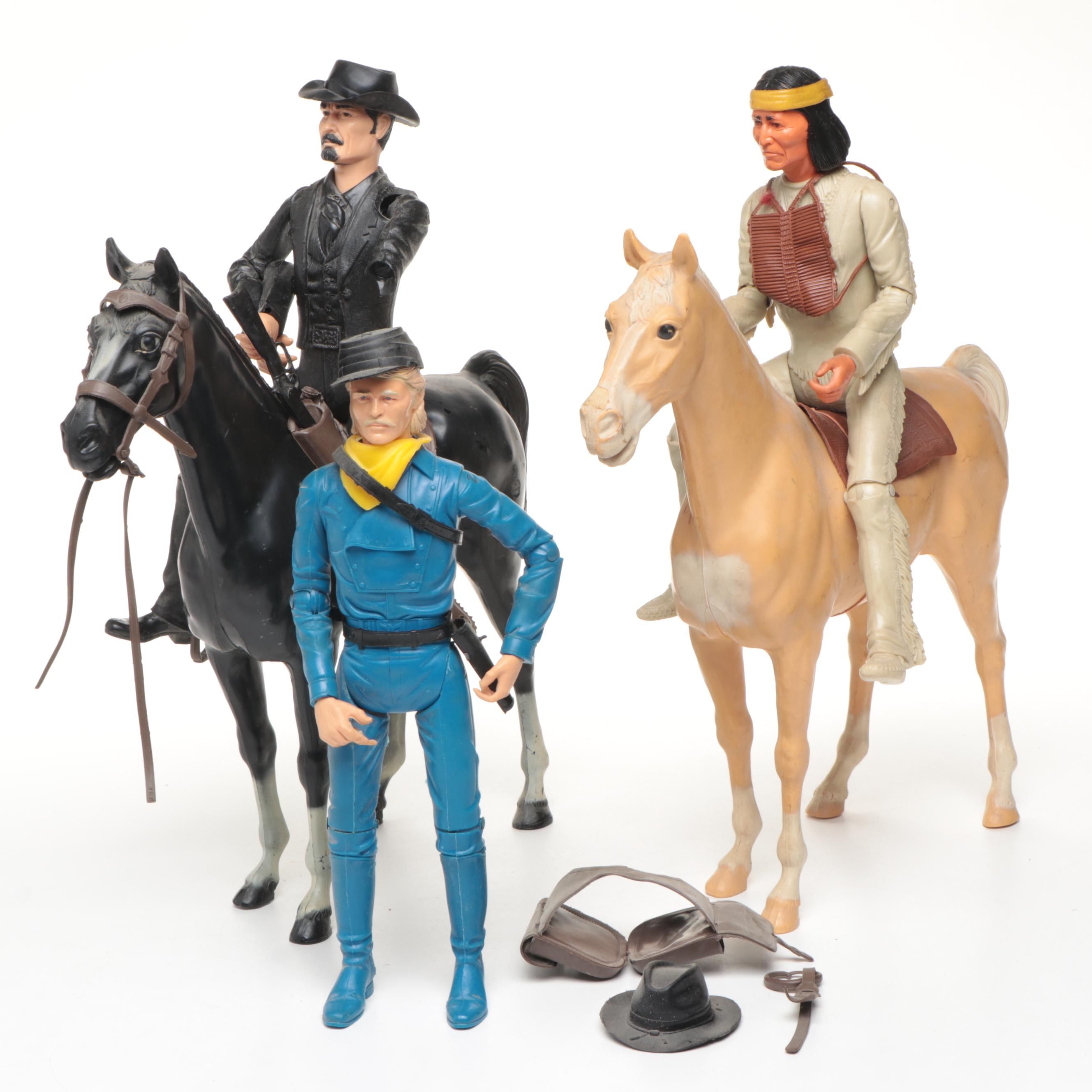 Marx Toys "Best of the West" Action Figures and Horses