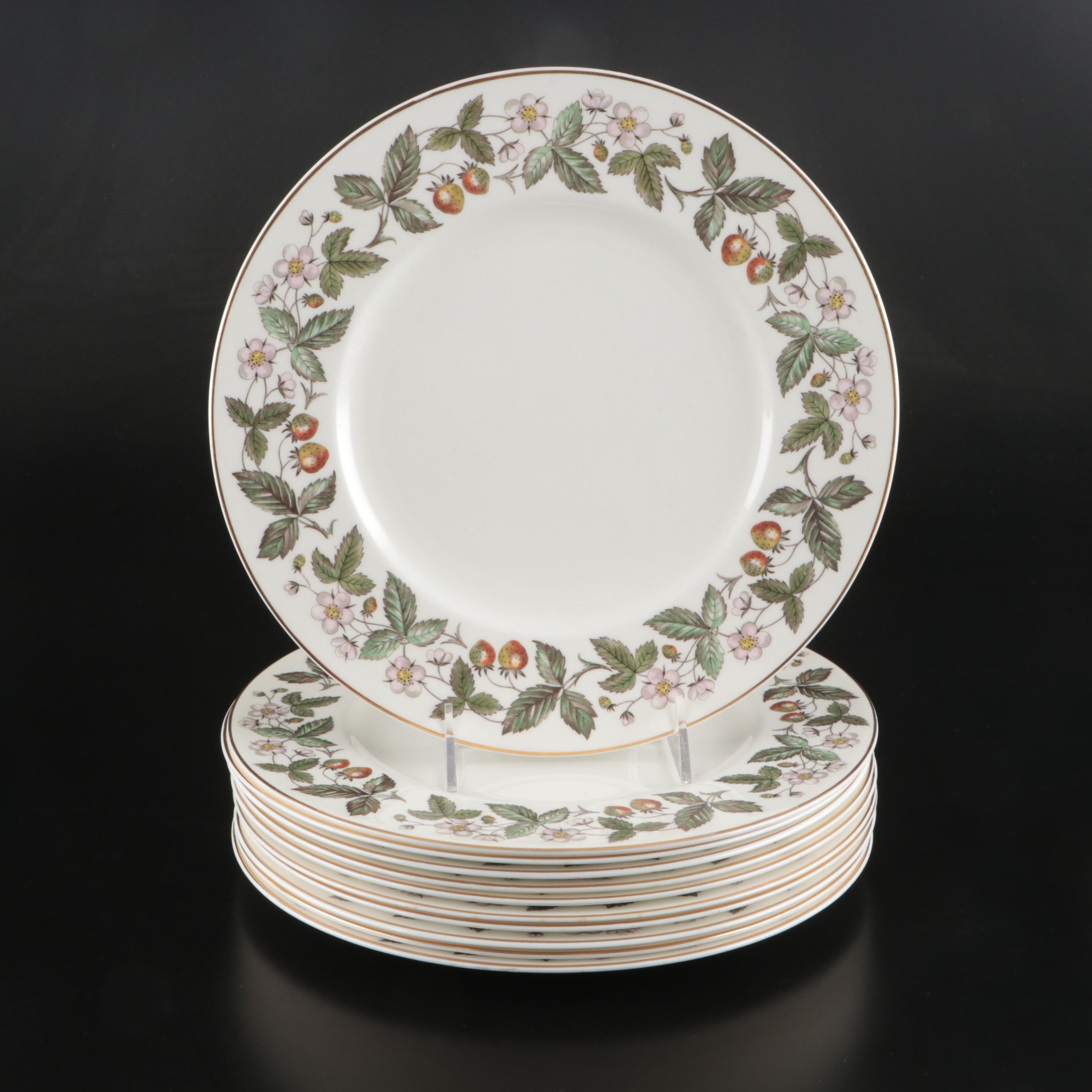 Wedgwood "Strawberry Hill" Ceramic Dinnerware, Mid to Late 20th Century