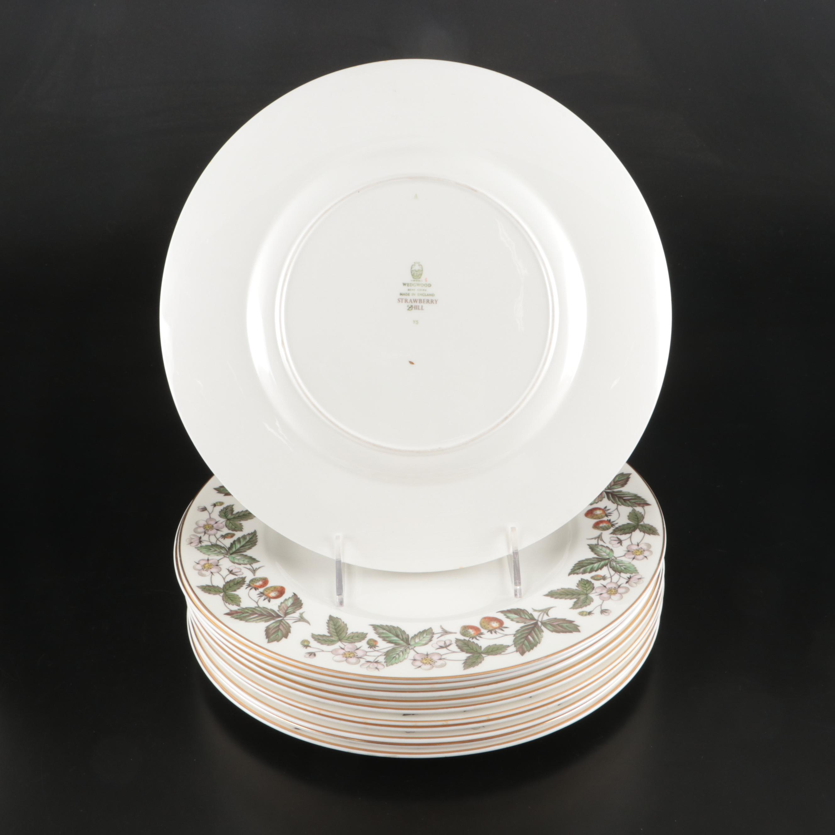 Wedgwood "Strawberry Hill" Ceramic Dinnerware, Mid to Late 20th Century