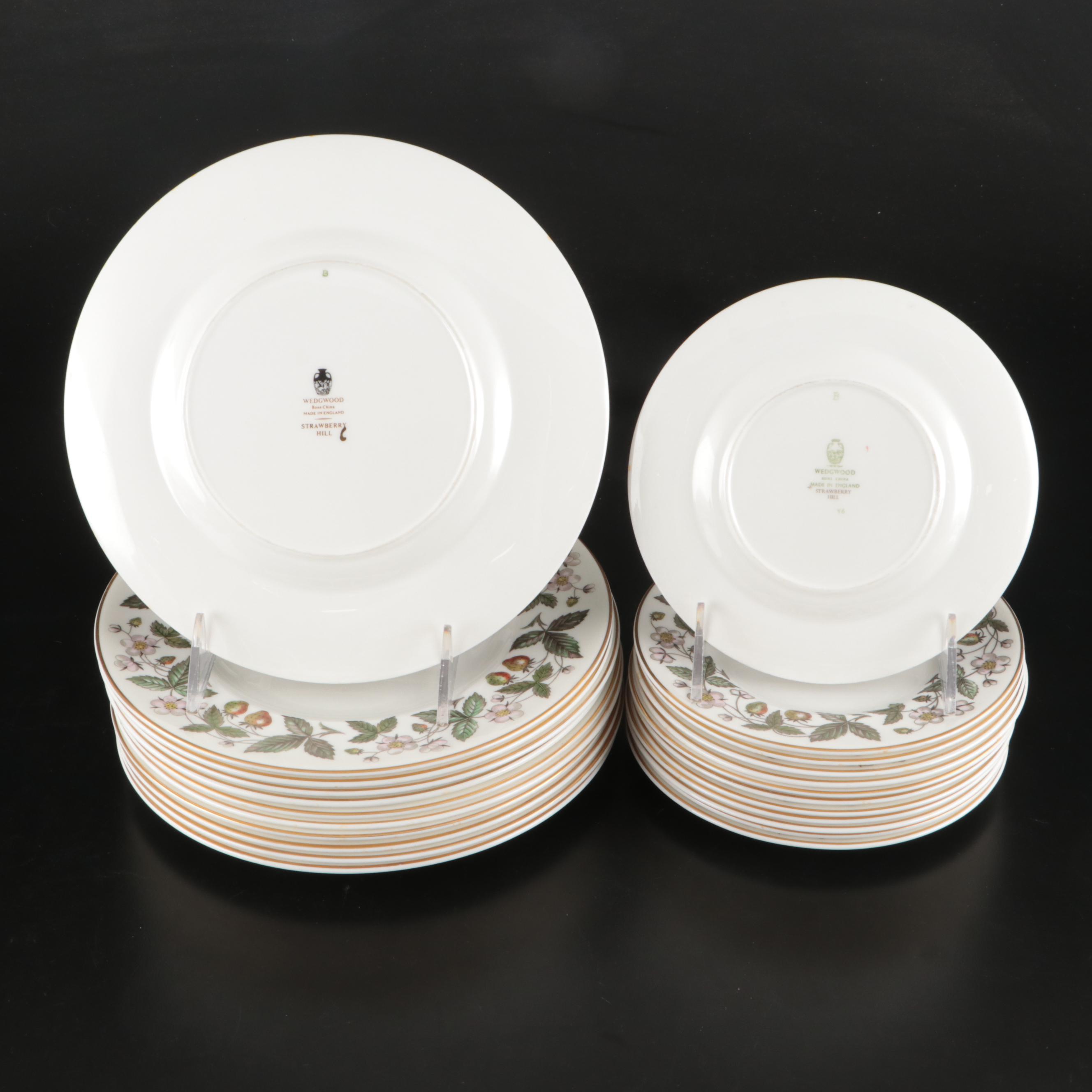 Wedgwood "Strawberry Hill" Ceramic Dinnerware, Mid to Late 20th Century