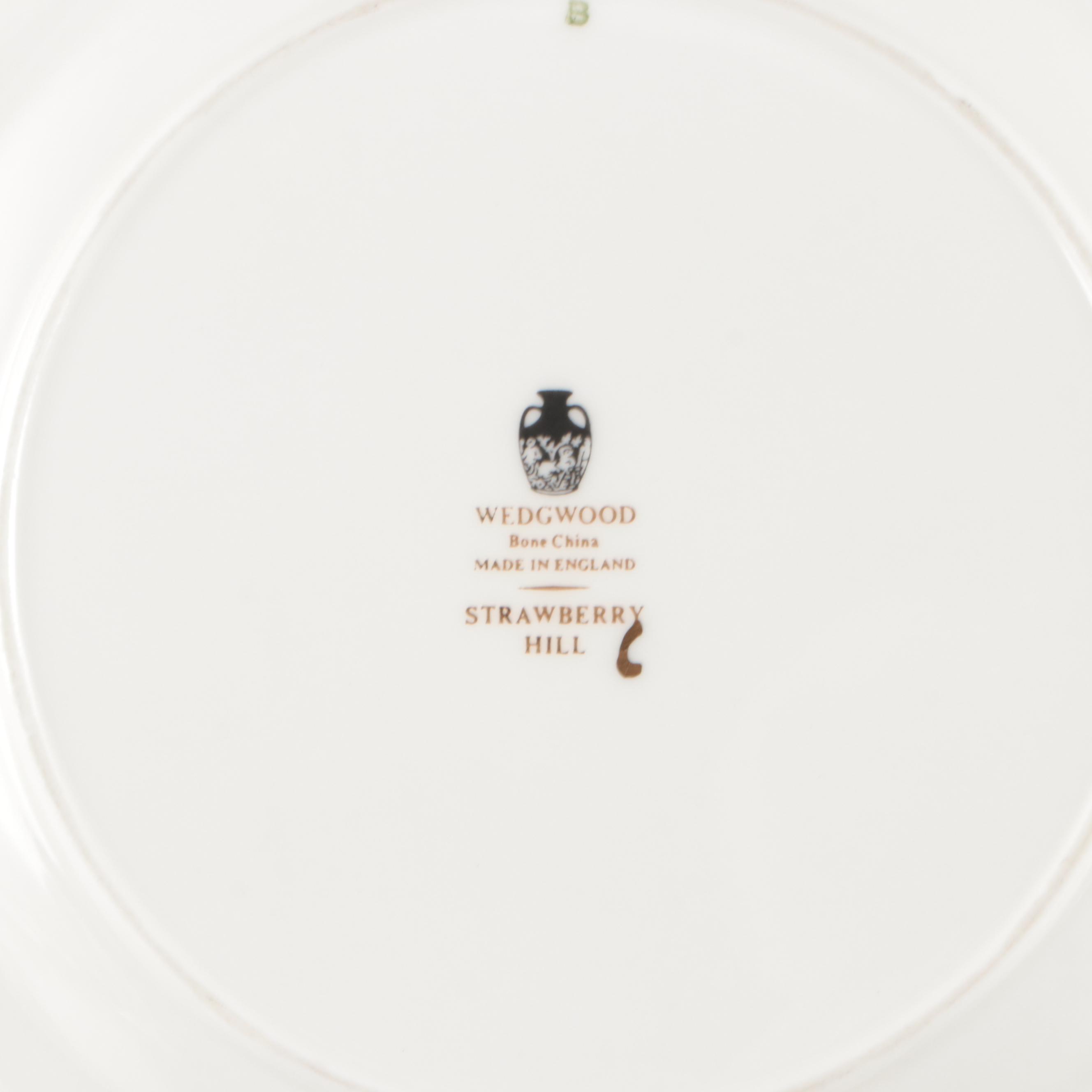 Wedgwood "Strawberry Hill" Ceramic Dinnerware, Mid to Late 20th Century