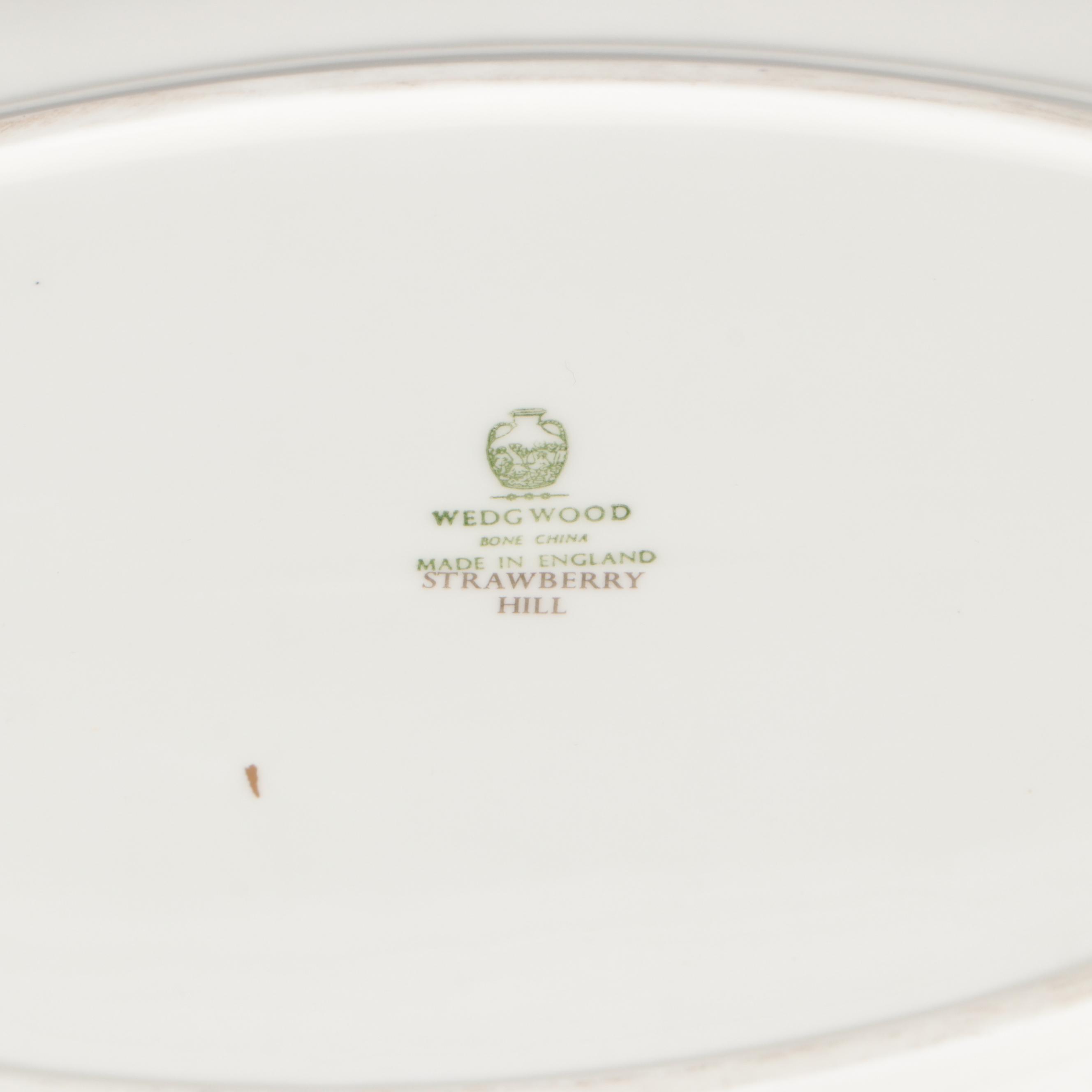 Wedgwood "Strawberry Hill" Ceramic Dinnerware, Mid to Late 20th Century