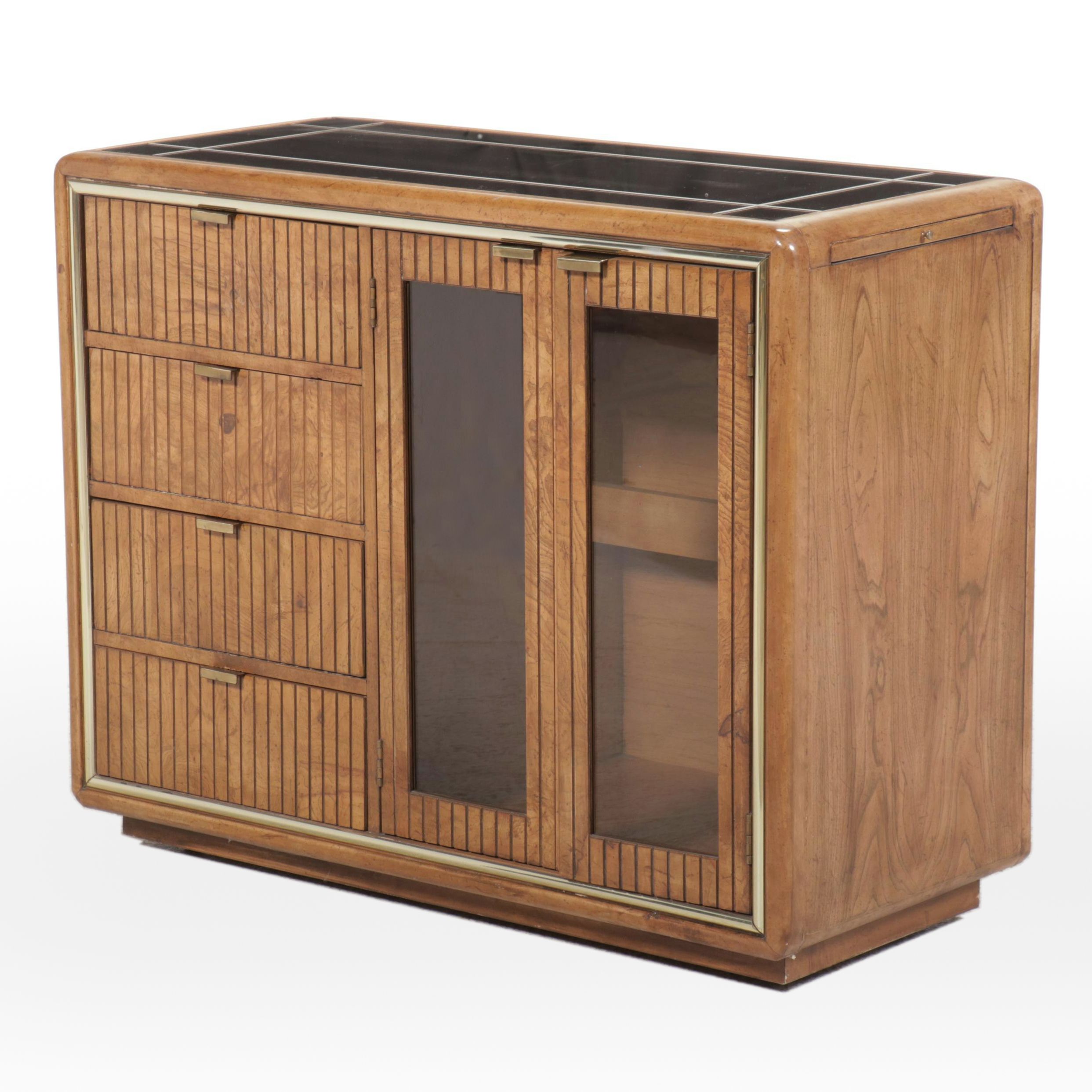 Mid Century Modern Style Sideboard with Extending Side Panels