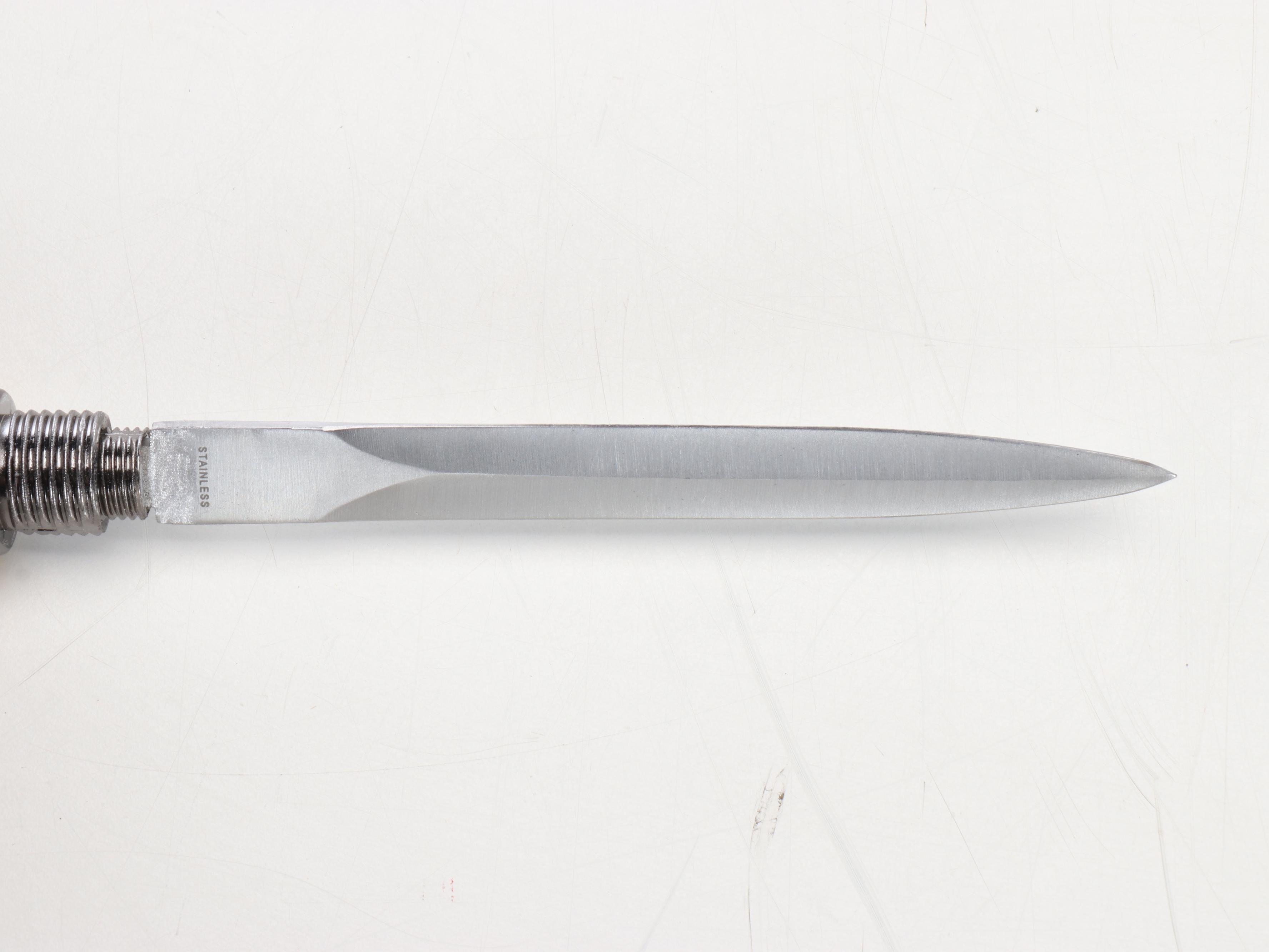 Eagle Head Embossed Metal Adjustable Sword Cane