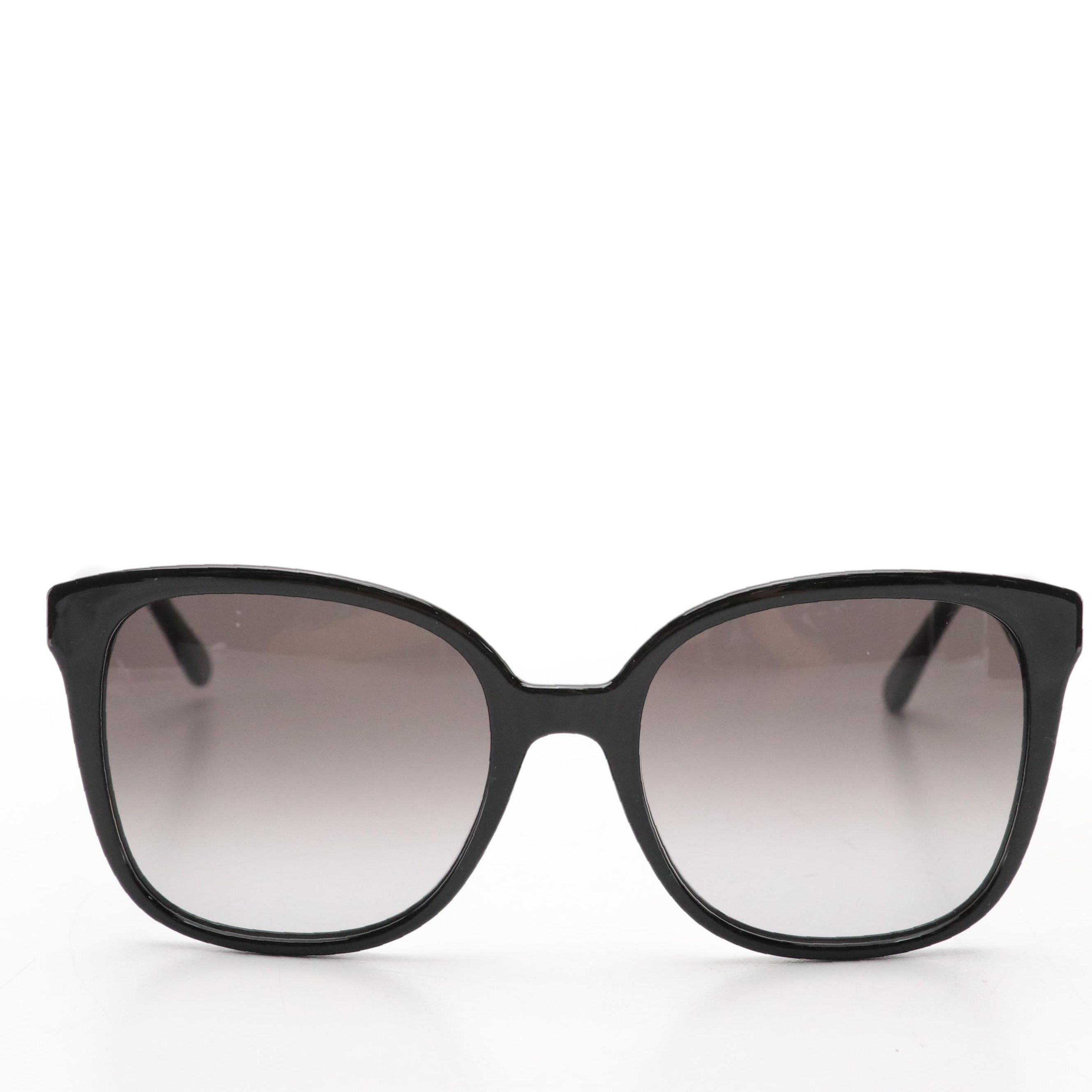 Salvatore Ferragamo SF1072S Black Gradient Lens Square Sunglasses in Case & Box