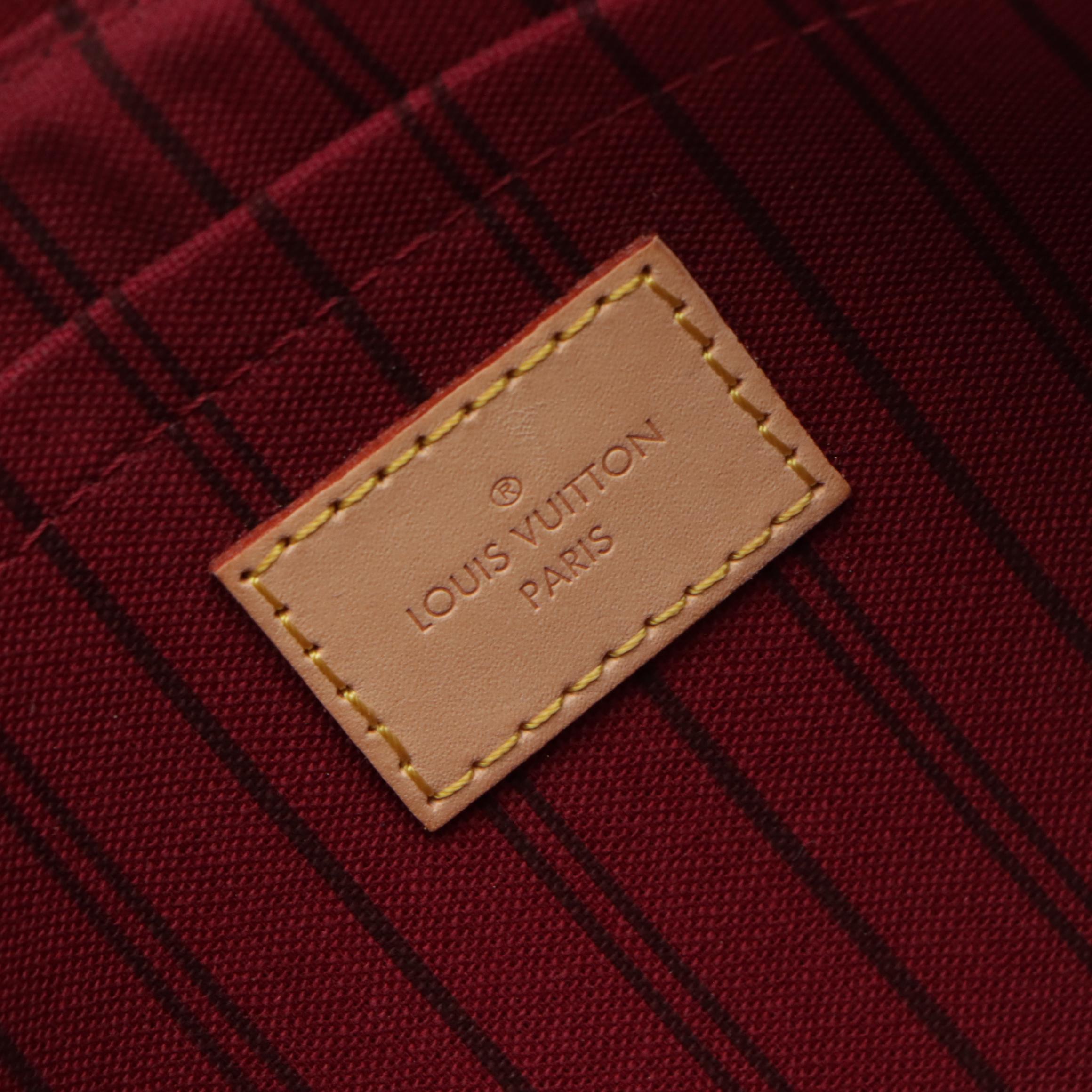 Louis Vuitton Neverfull GM Tote and Zip Pouch in Monogram Canvas and Leather