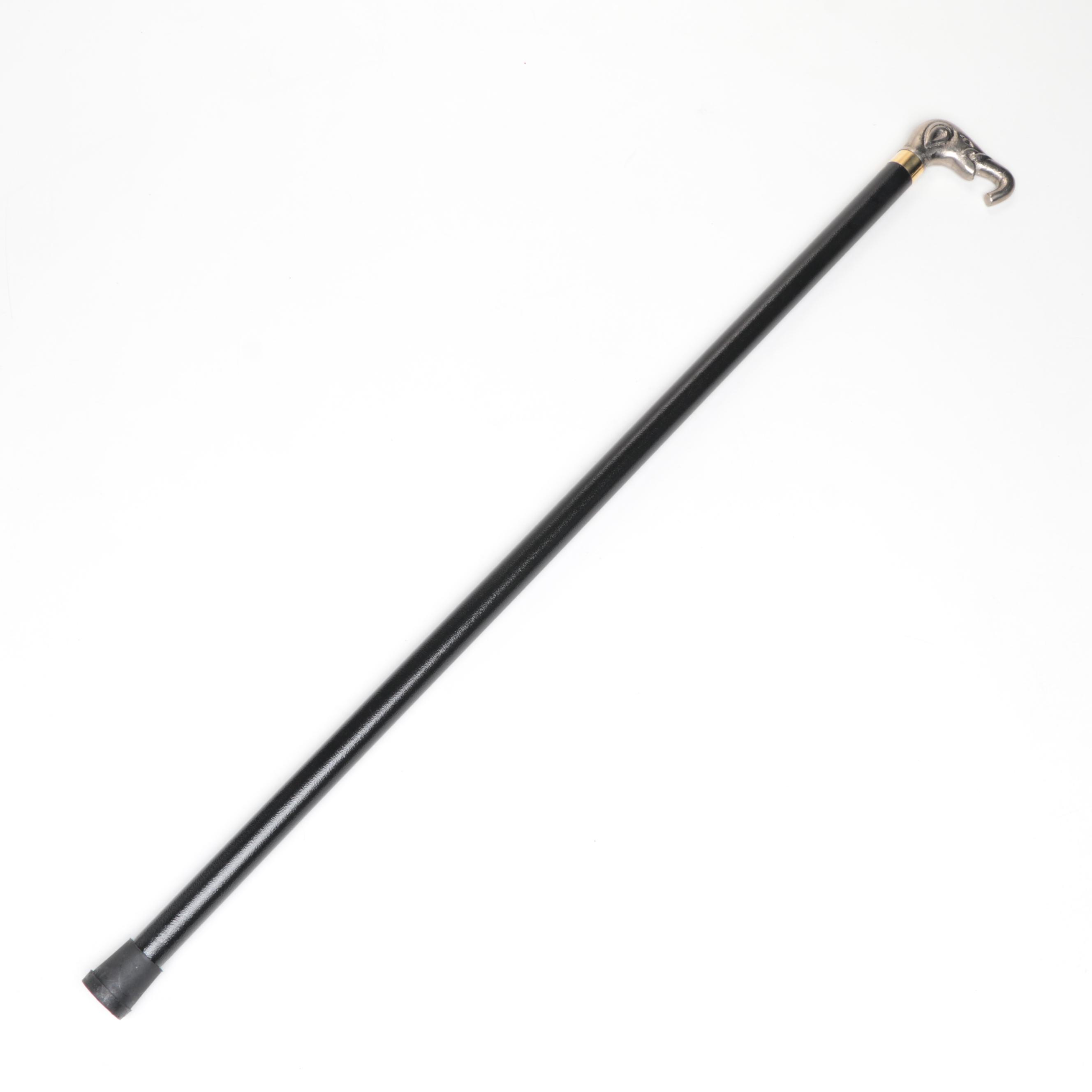 Elephant Head Derby Handled Sword Cane