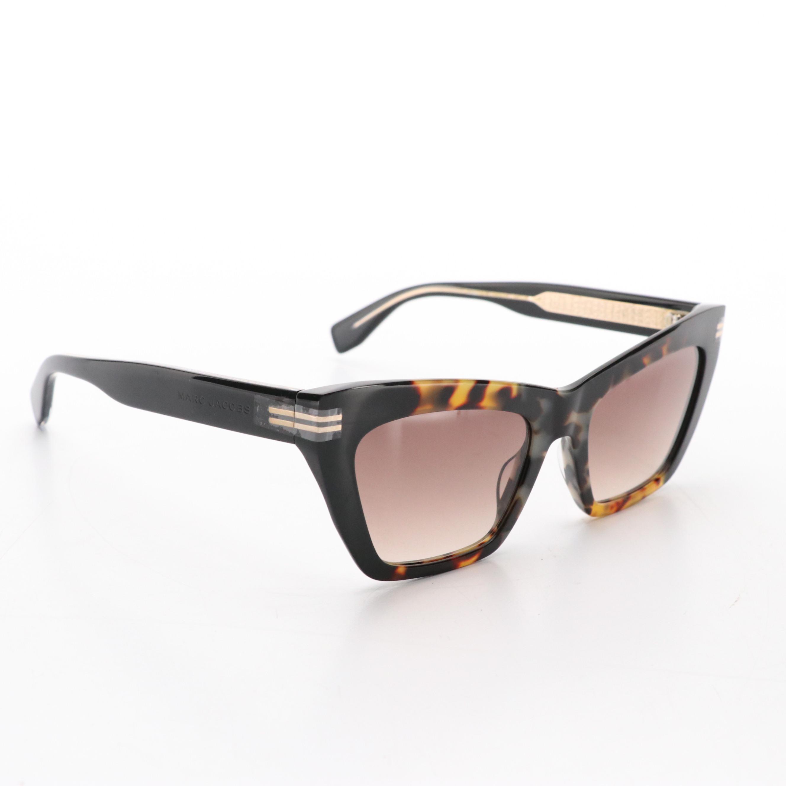 Marc Jacobs MJ1112/S Havana Cat Eye Sunglasses with Case and Box