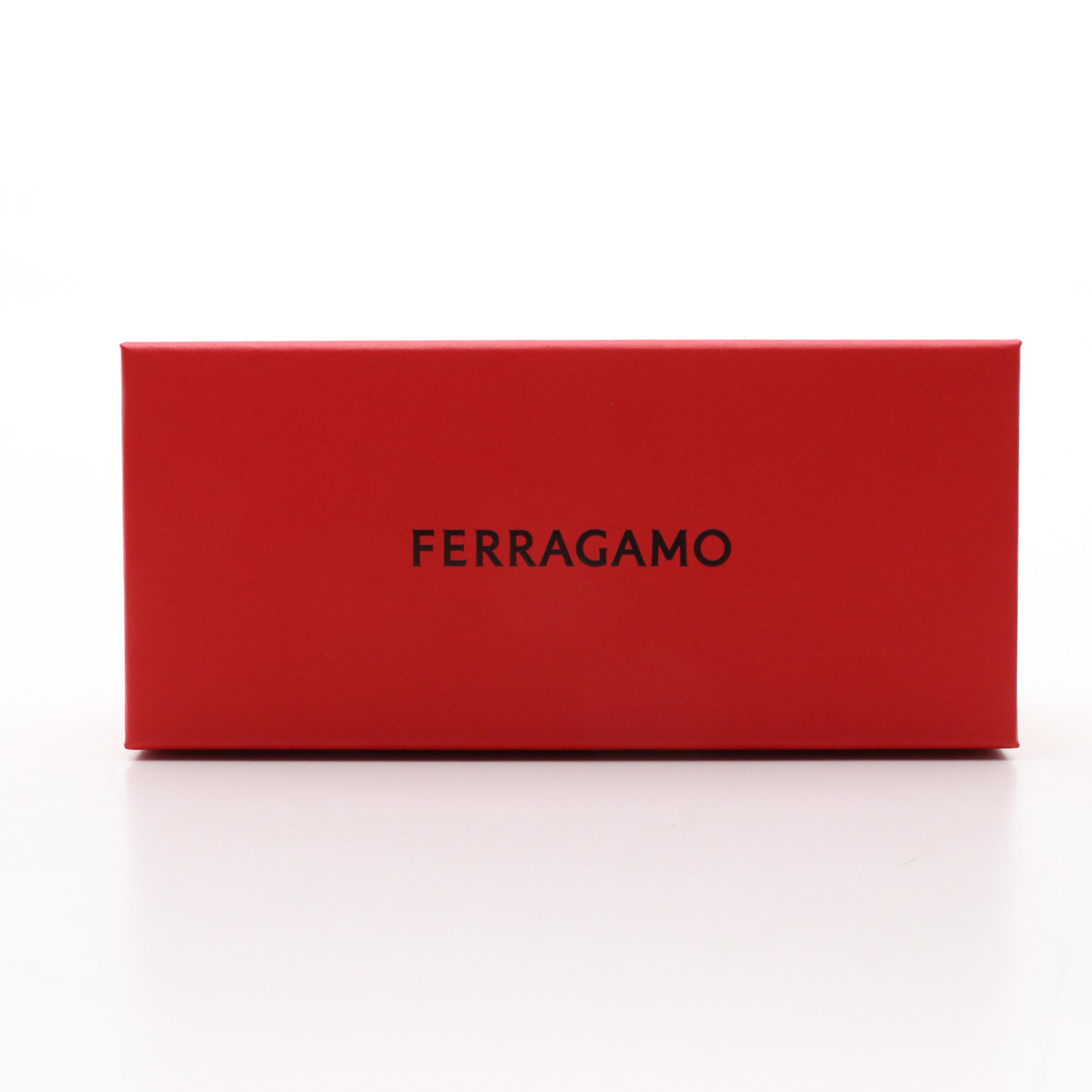 Salvatore Ferragamo SF1012S Havana Sunglasses with Case and Box