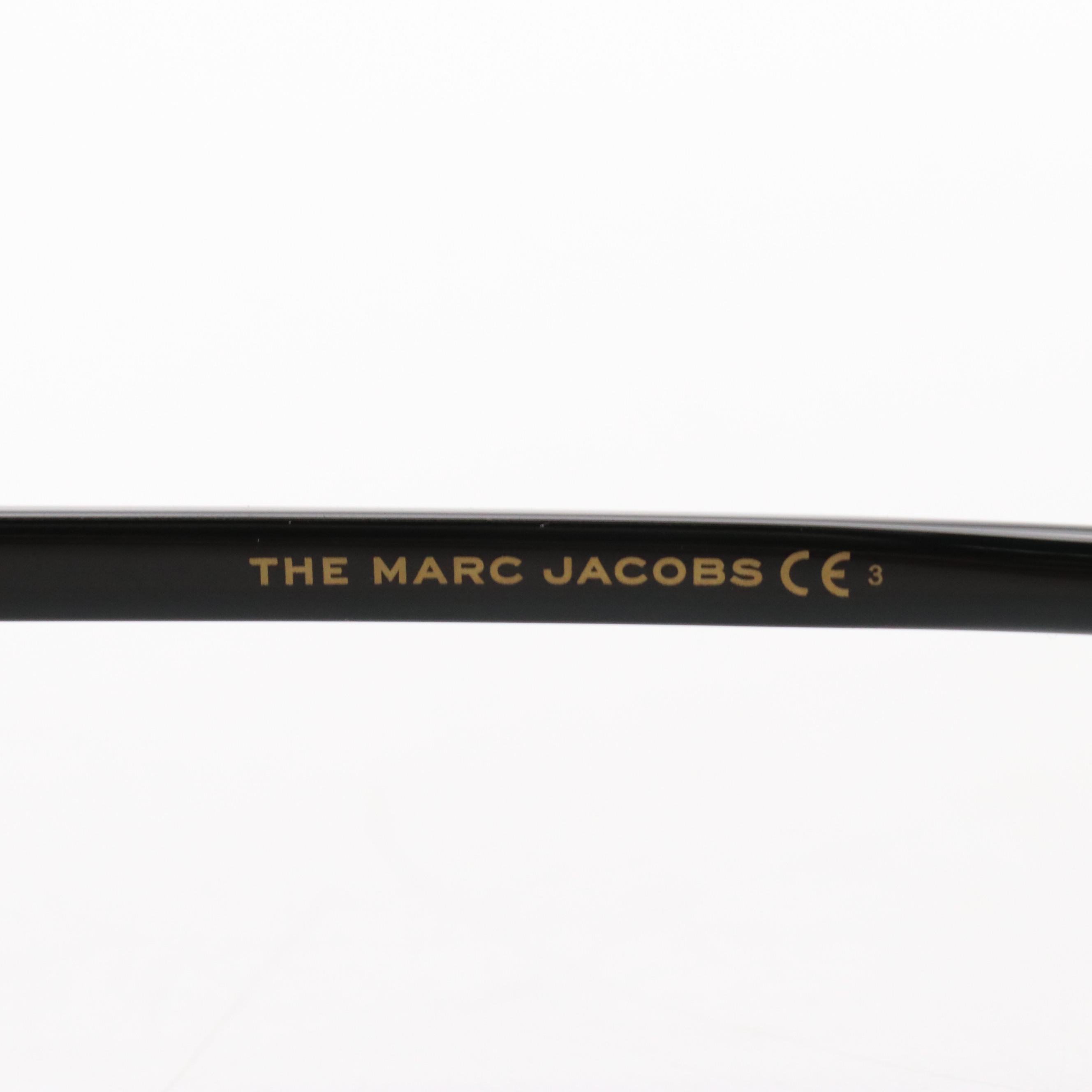 Marc Jacobs MARC524/S Geometric Aviator Gray Lens Sunglasses with Case