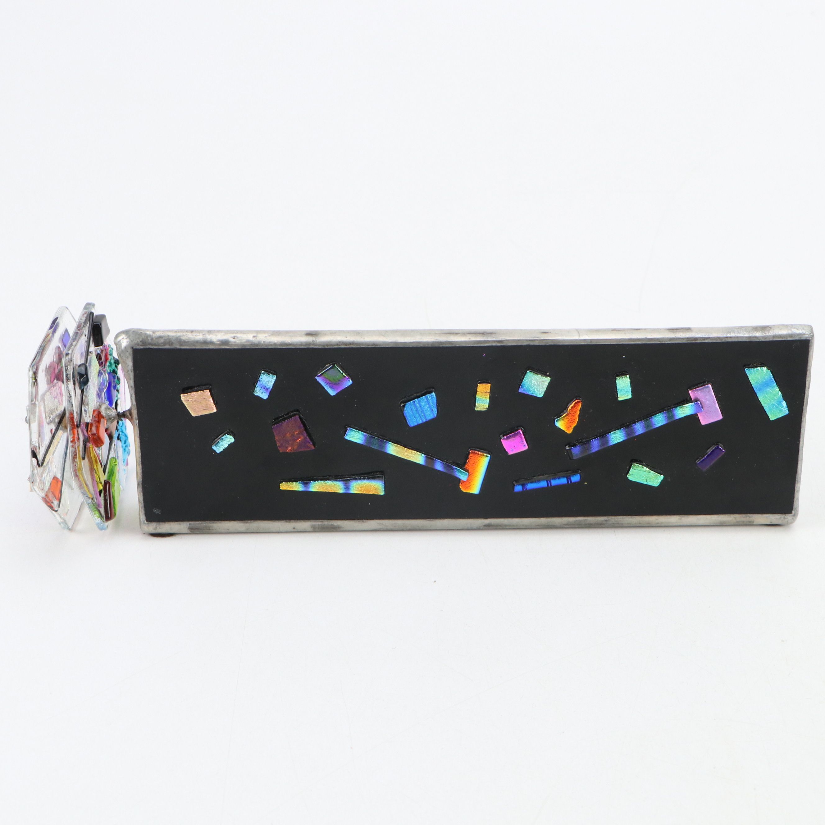 Jonathan Adler "Gummies" Ceramic Candy Jar with Metal and Plastic Kaleidoscope