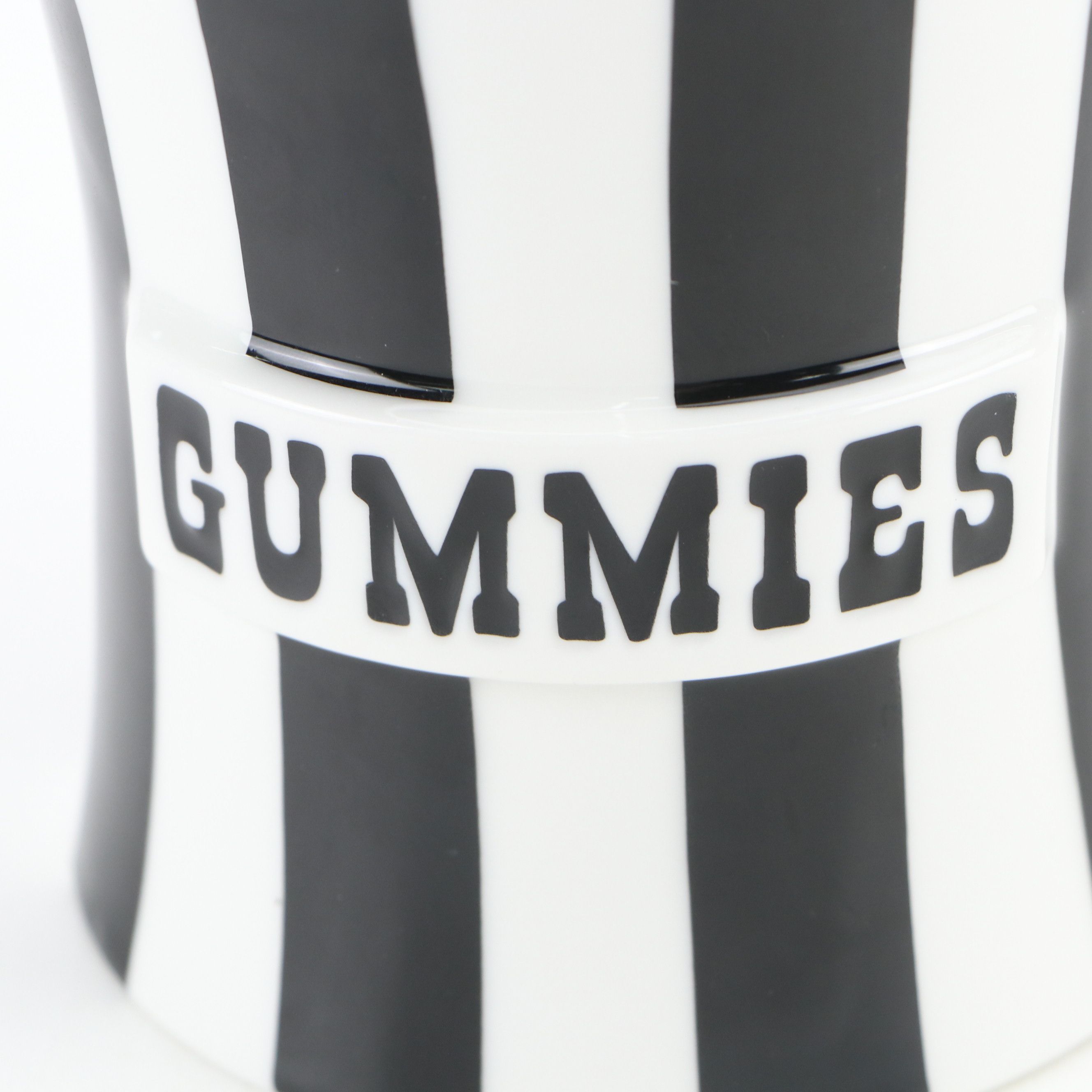 Jonathan Adler "Gummies" Ceramic Candy Jar with Metal and Plastic Kaleidoscope