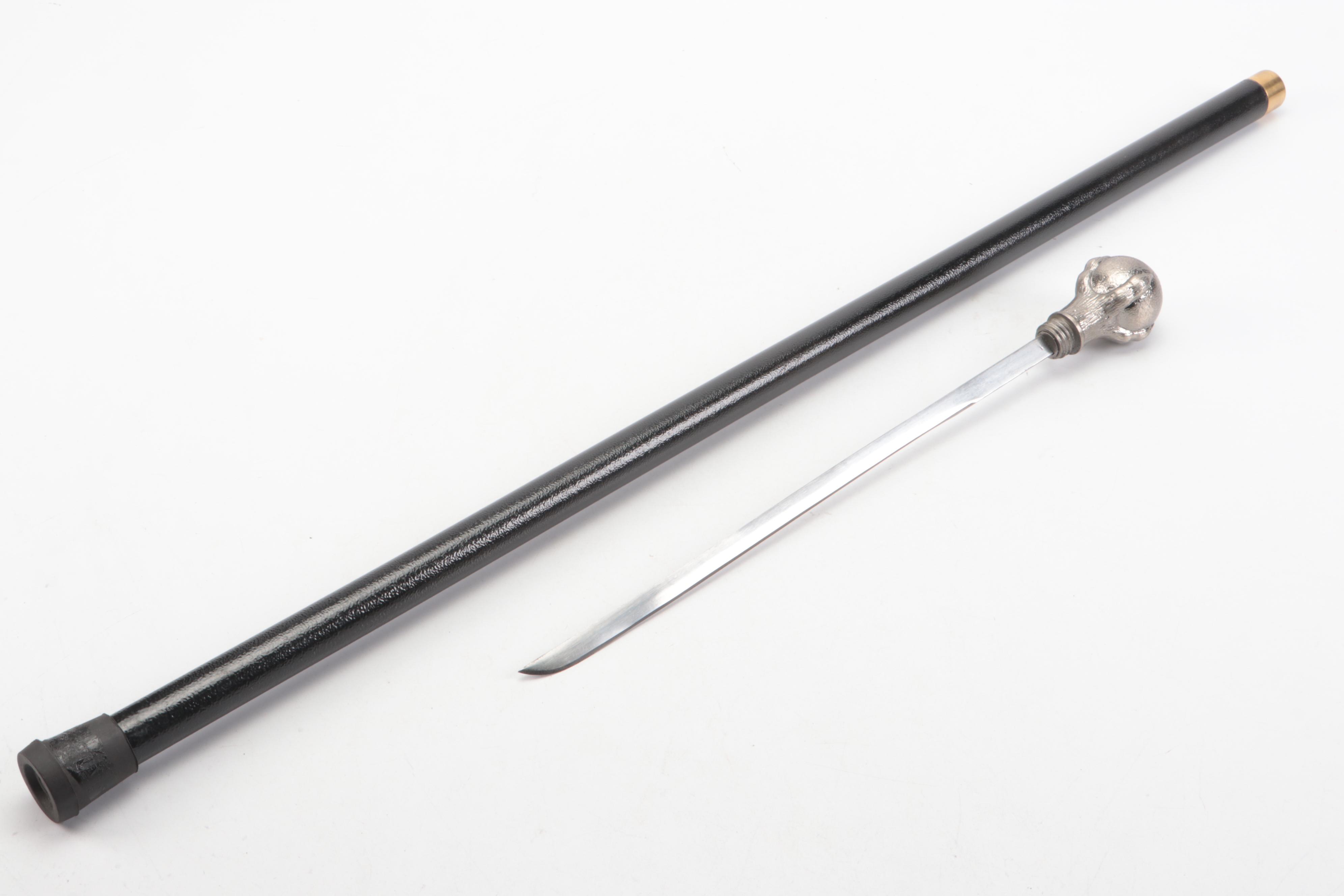 Ball and Claw Handled Sword Cane