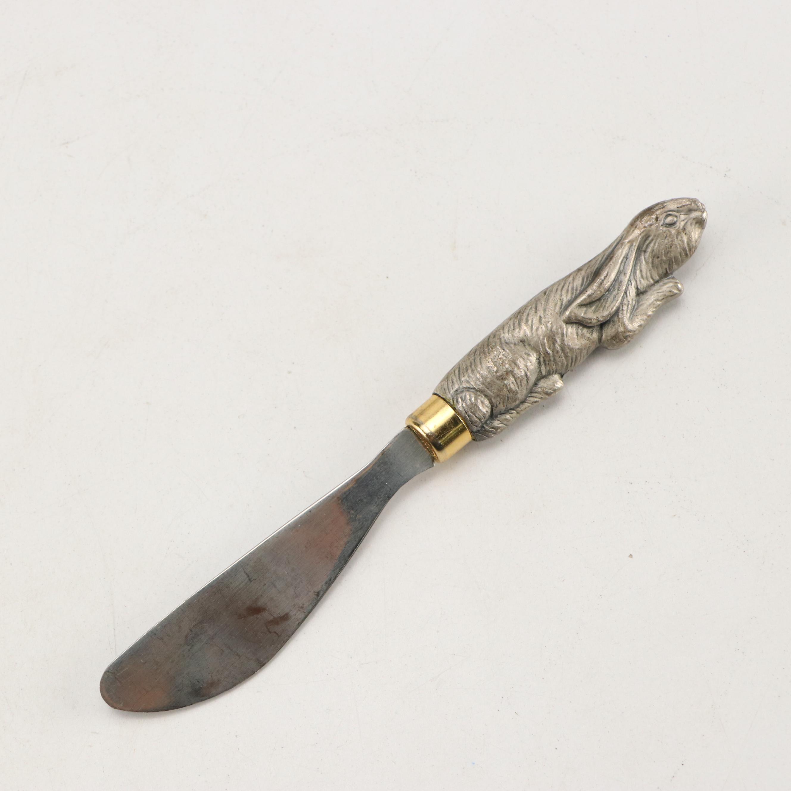 Marble Inlaid Serving Platter with Other Plates and Cheese Knife