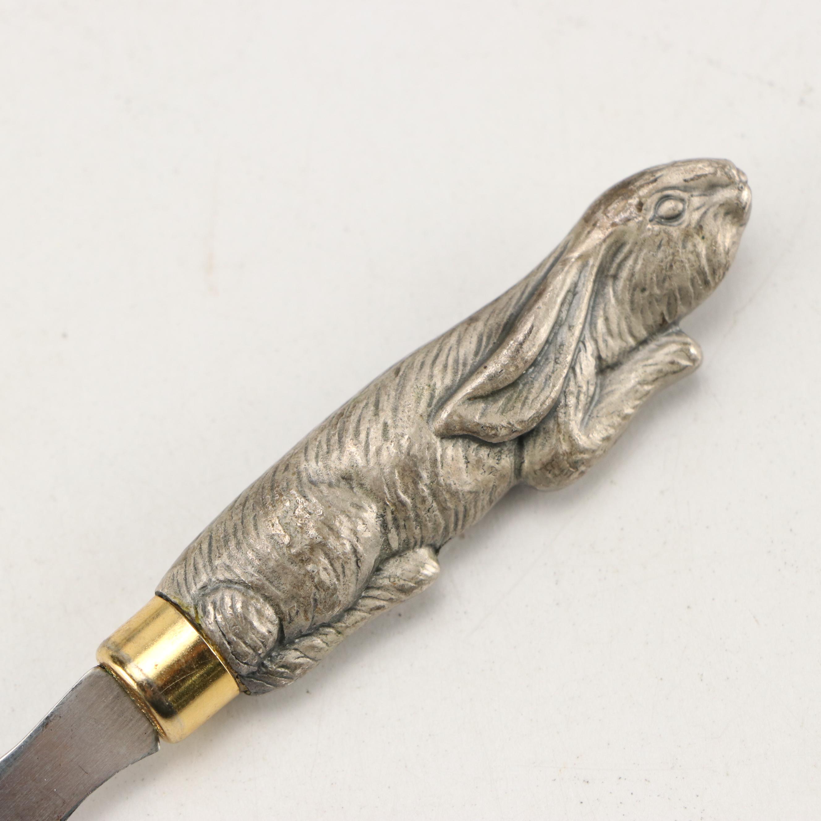 Marble Inlaid Serving Platter with Other Plates and Cheese Knife