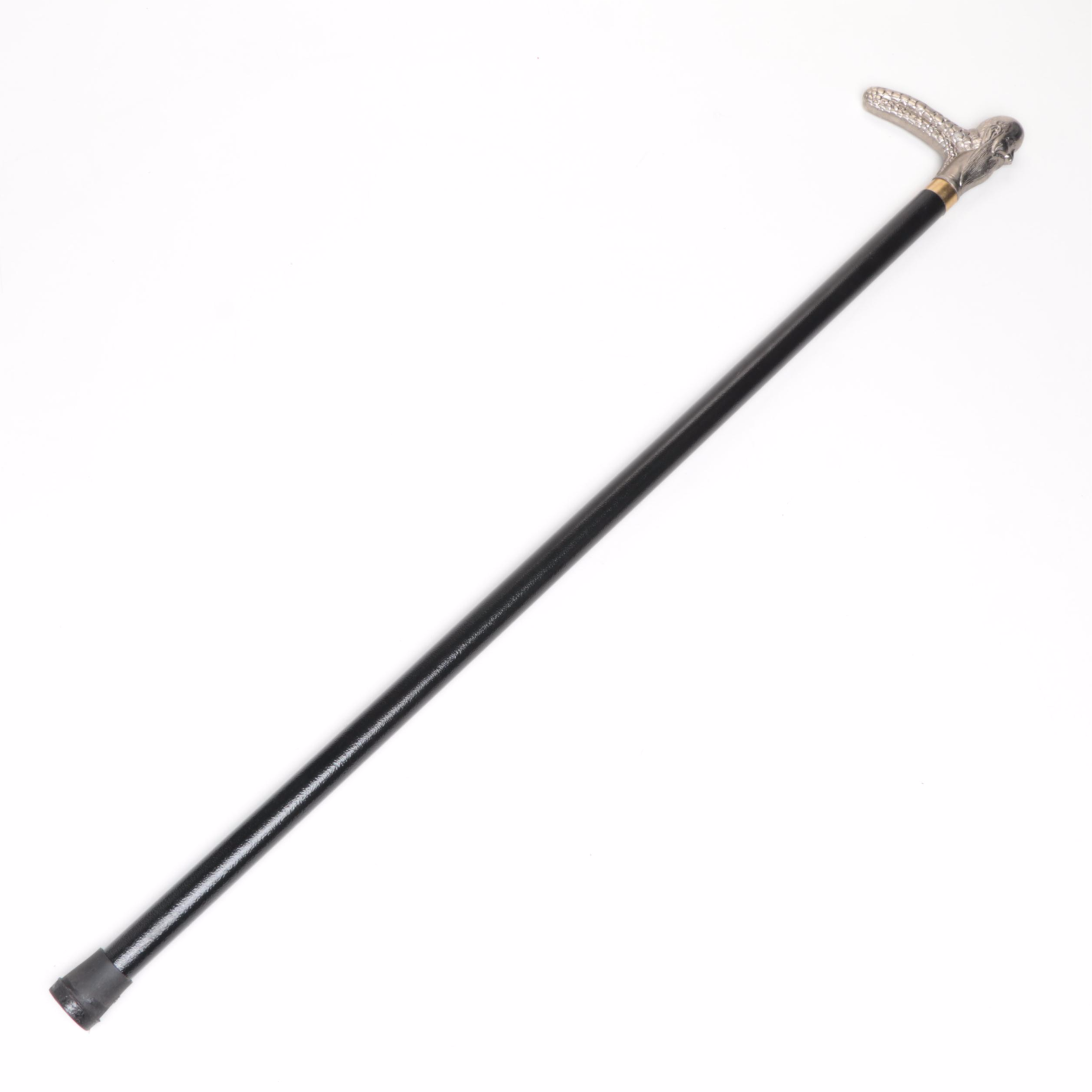 Figural Derby Handled Sword Cane