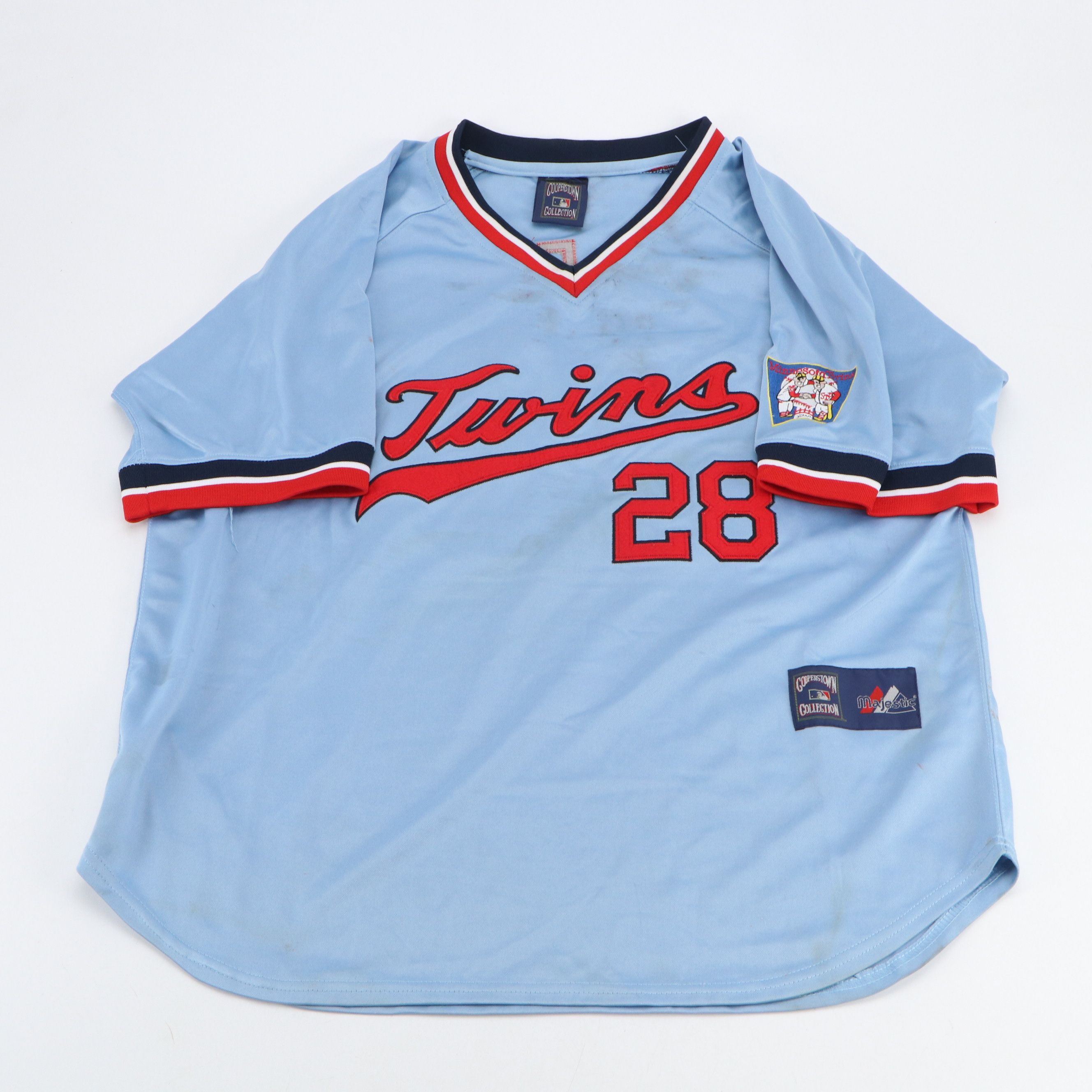 Yogi Berra New York Yankees and Bert Blyleven Minnesota Twins Jerseys with More