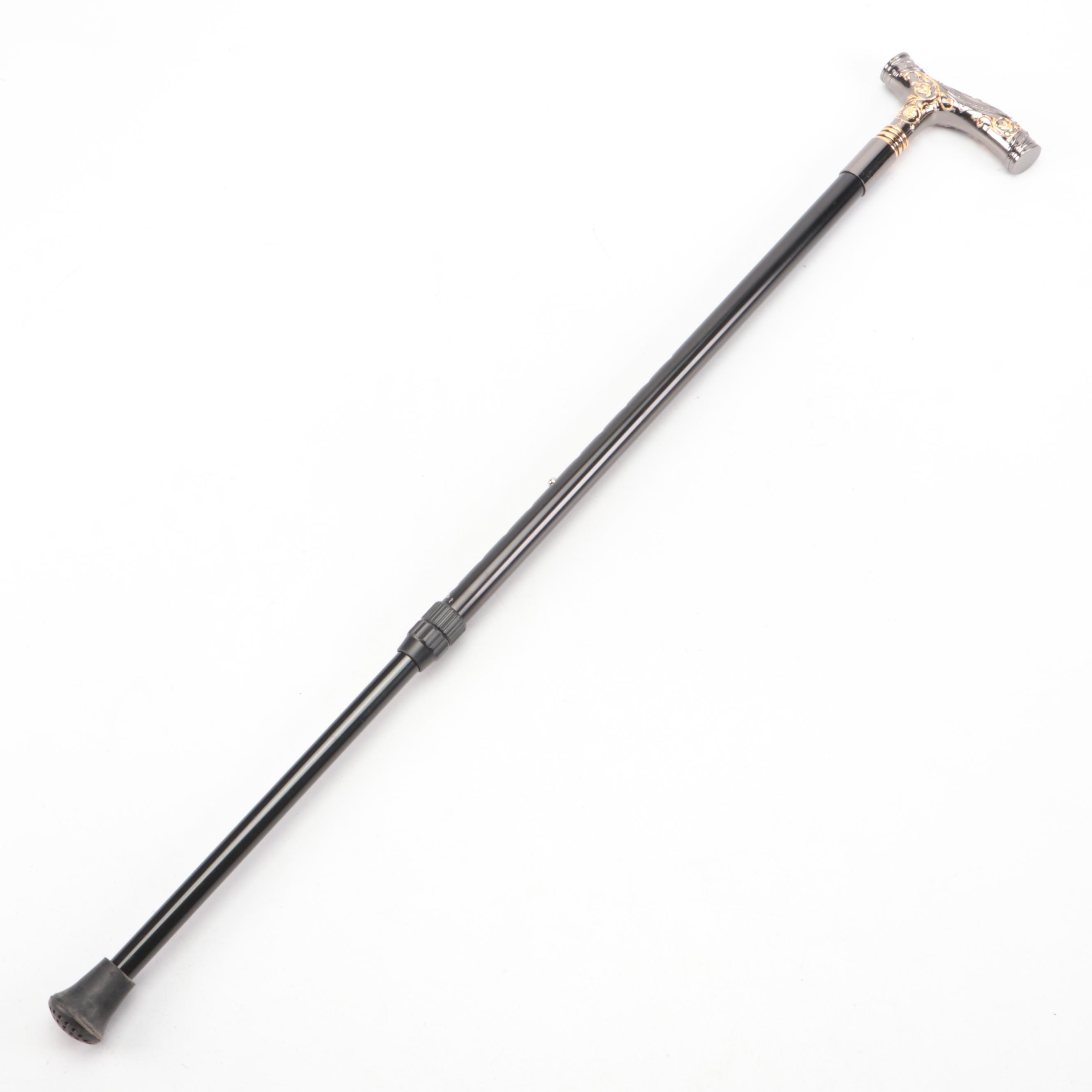 Two-Toned Derby Handled Adjustable Sword Cane