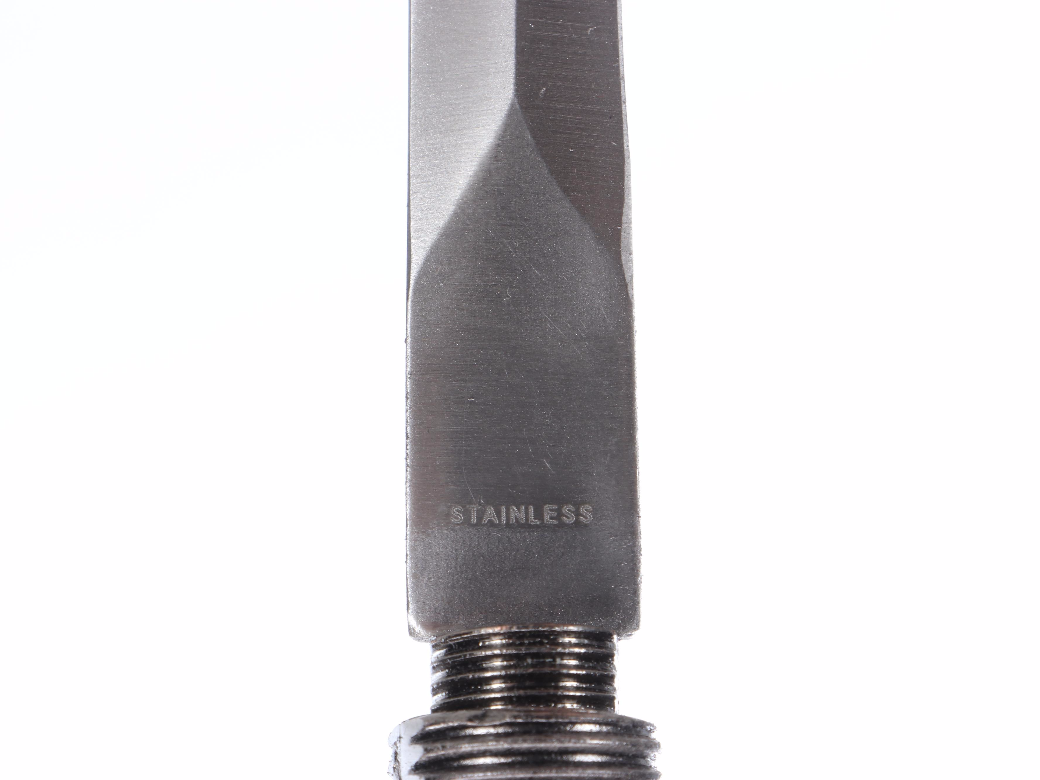 Eagle Head Embossed Metal Adjustable Sword Cane