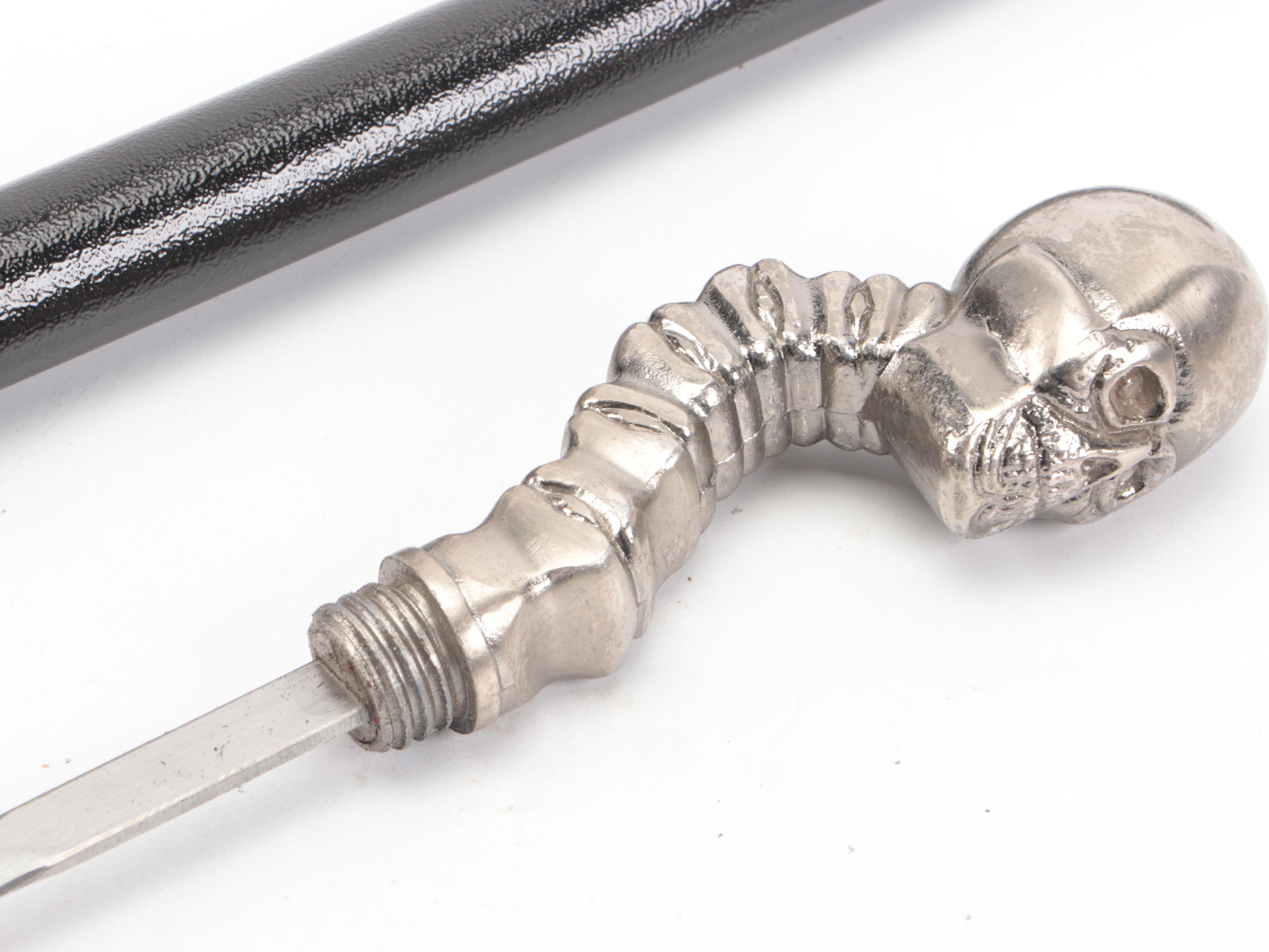 Skeleton Handled Sword Cane