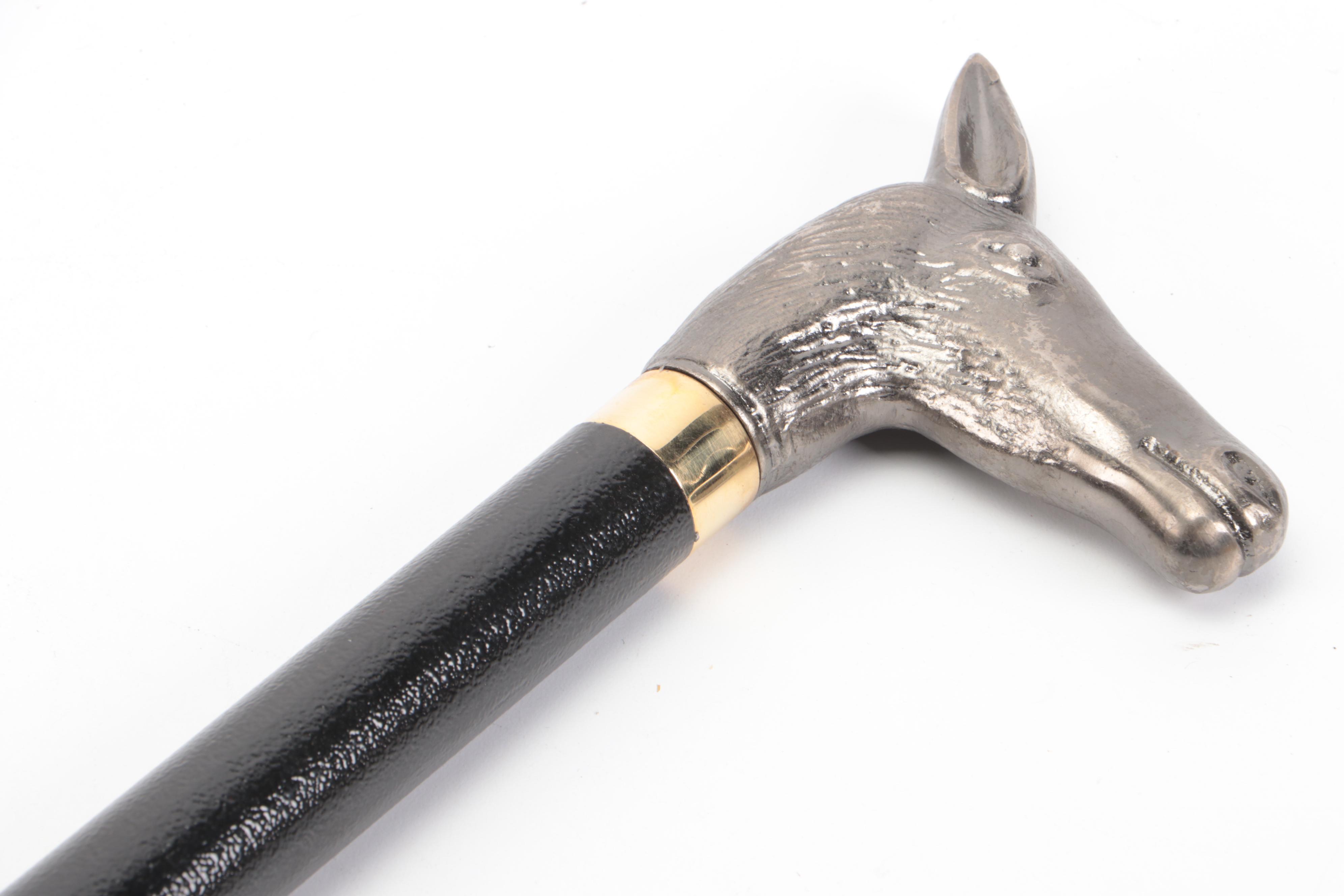 Donkey Head Handled Sword Cane