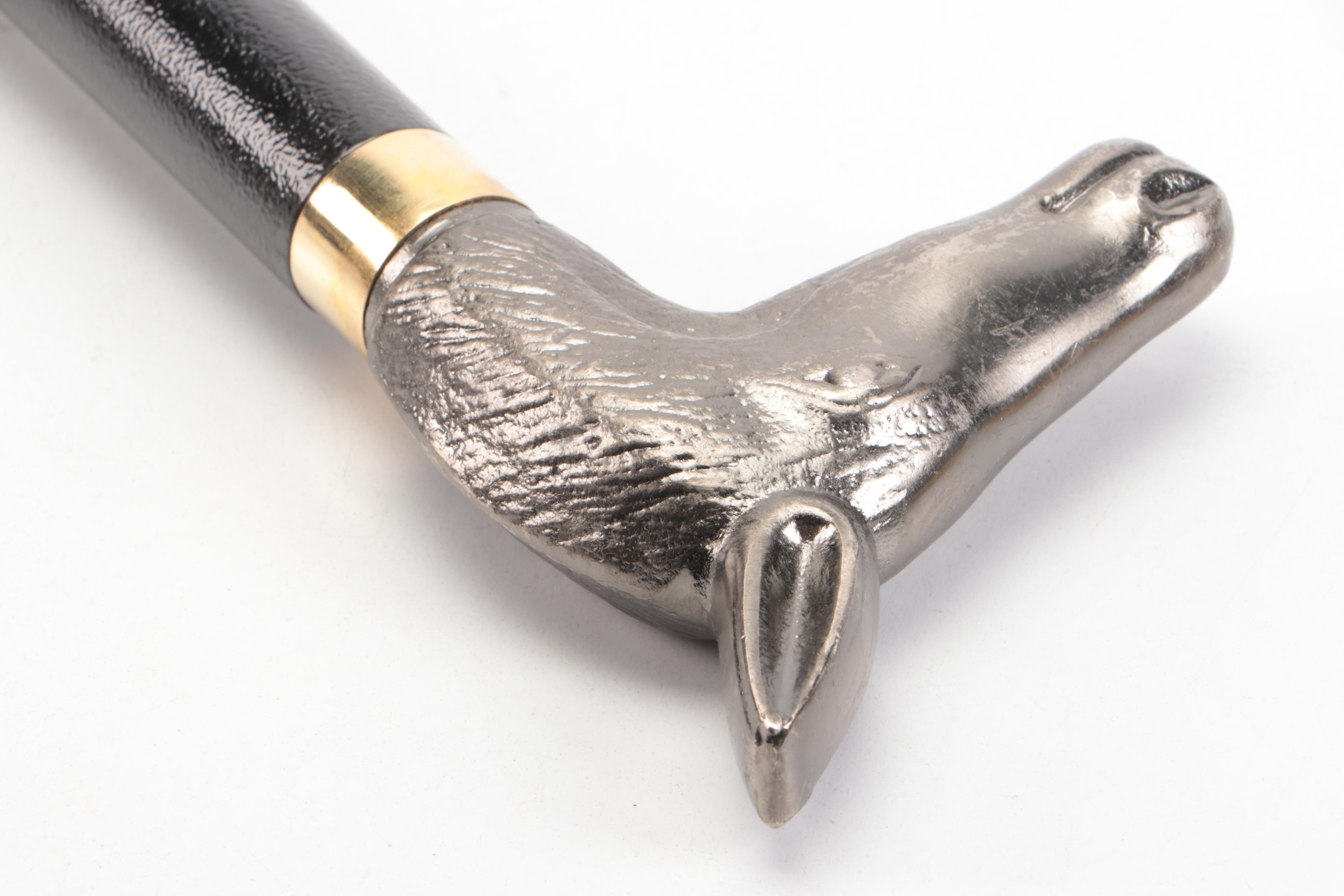 Donkey Head Handled Sword Cane