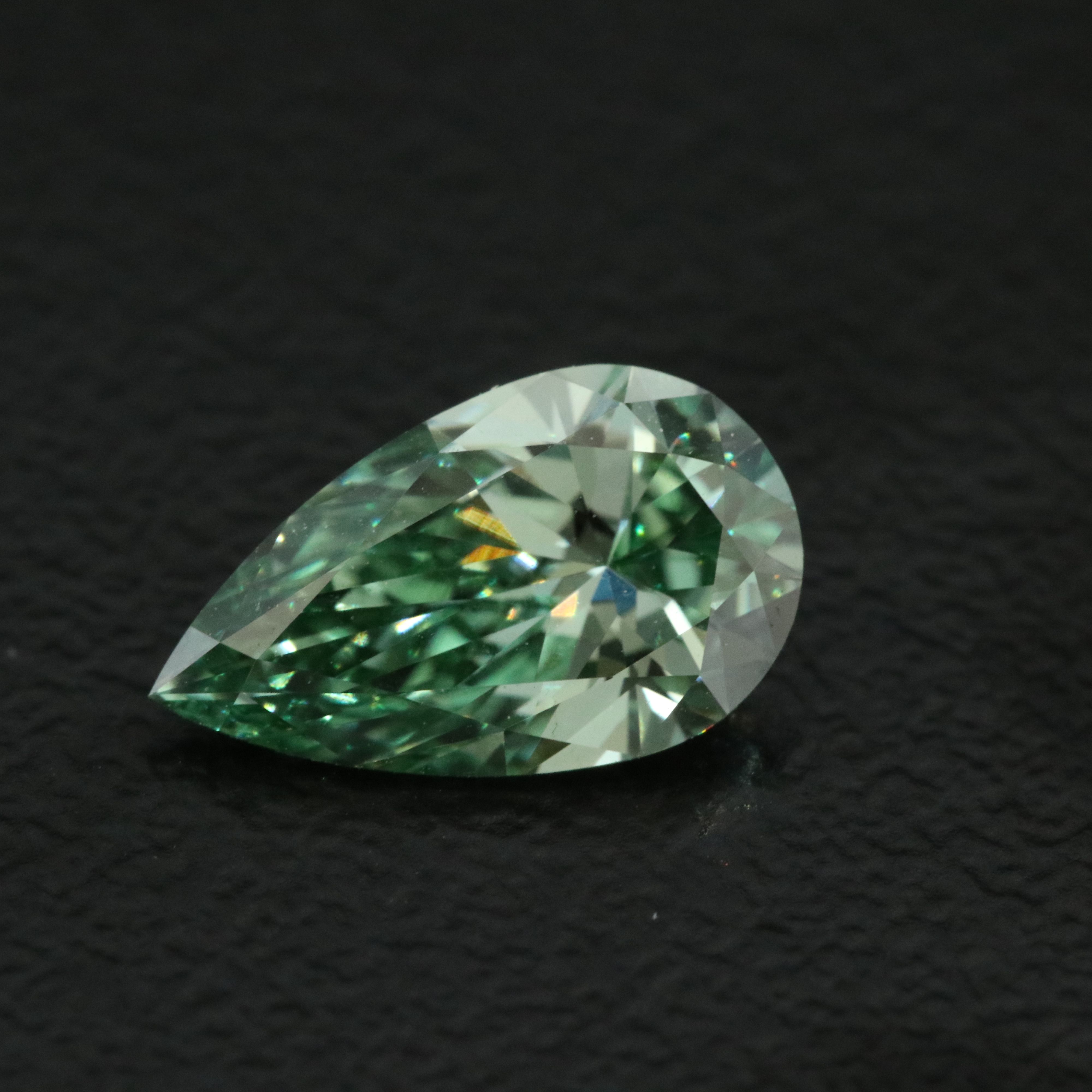 Loose 1.12 CT Lab Grown Fancy Green Diamond with IGI Report