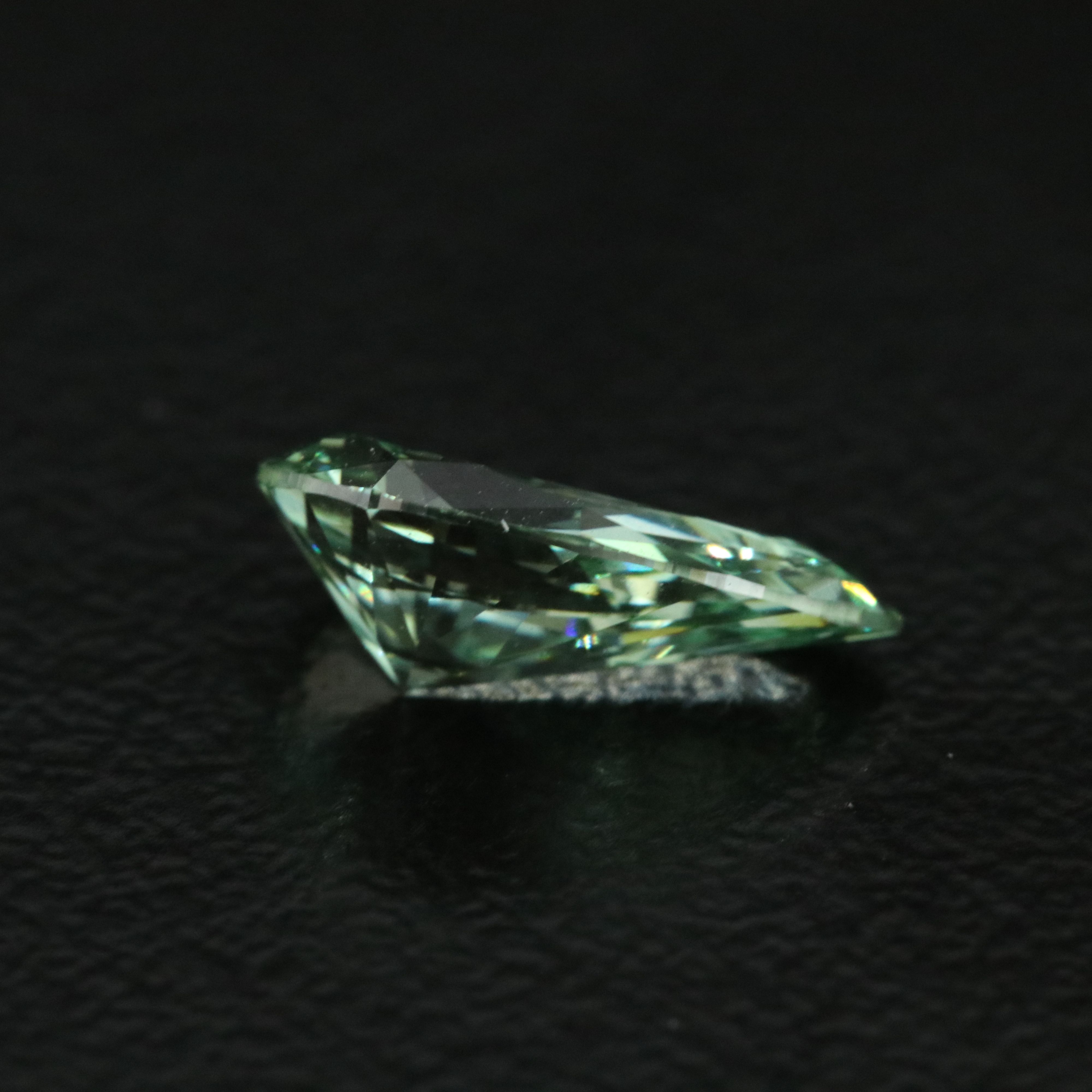 Loose 1.12 CT Lab Grown Fancy Green Diamond with IGI Report