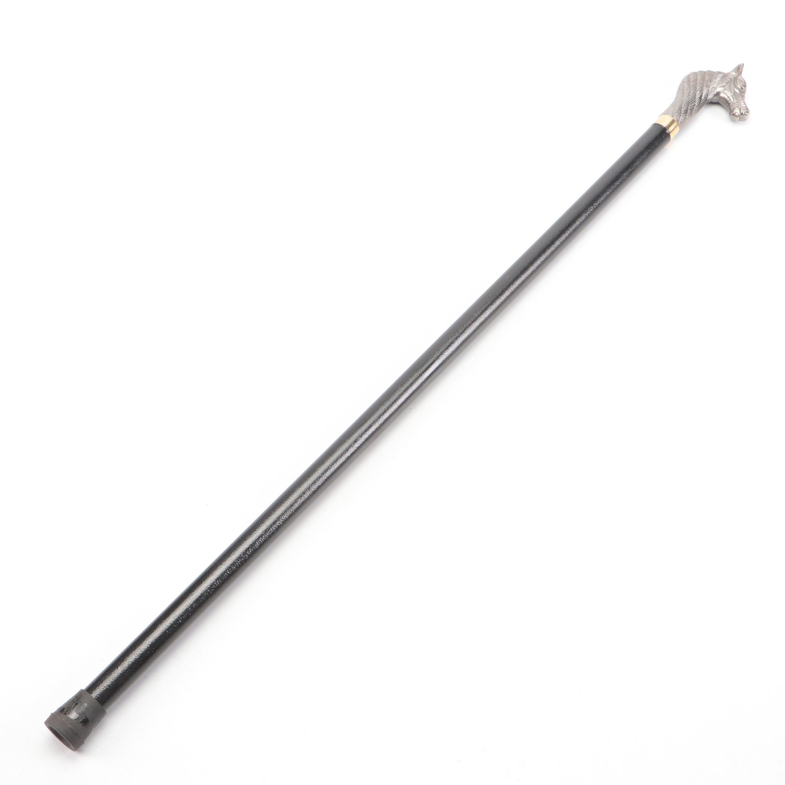 Horse Head Handled Sword Cane