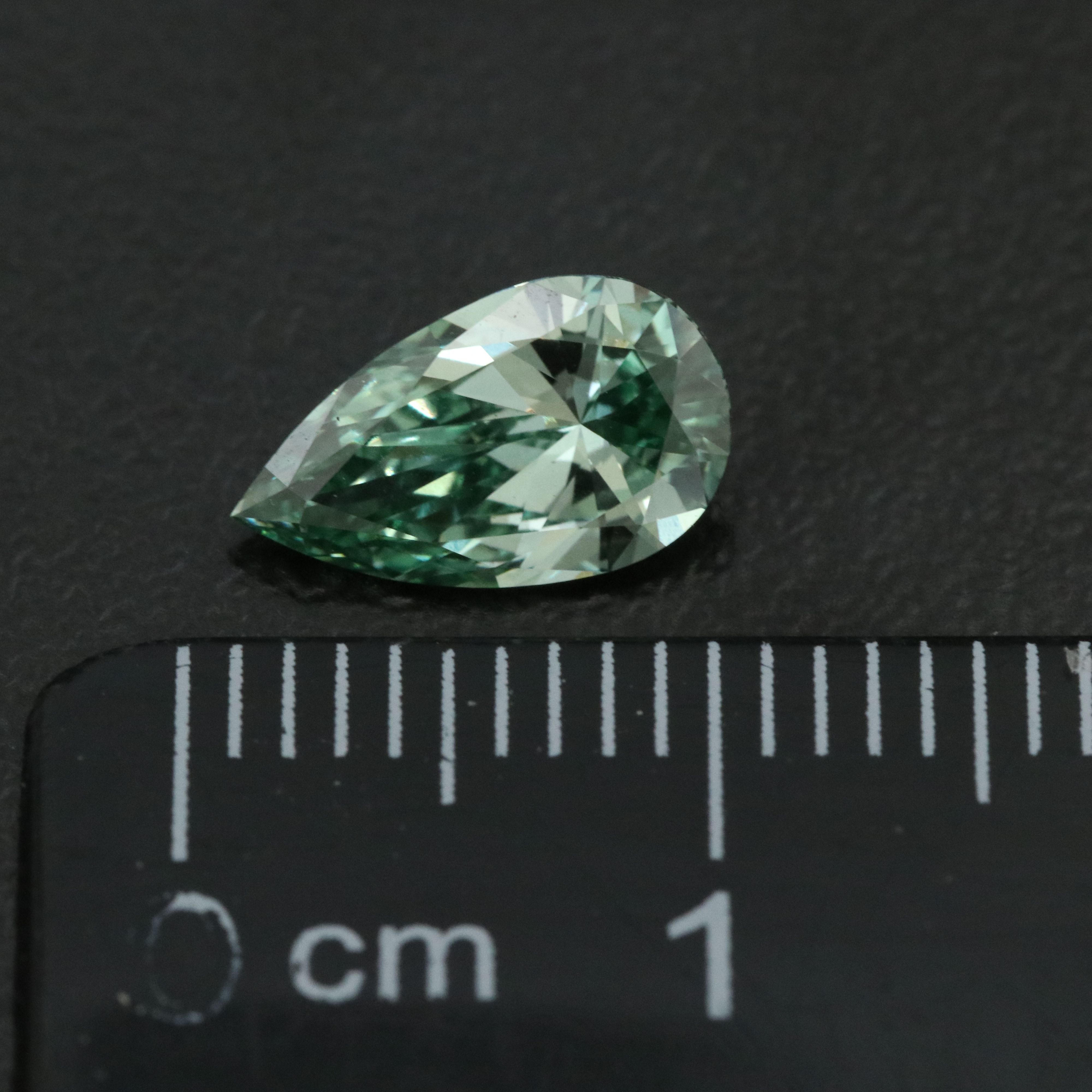 Loose 1.11 CT Lab Grown Fancy Green Diamond with IGI Report
