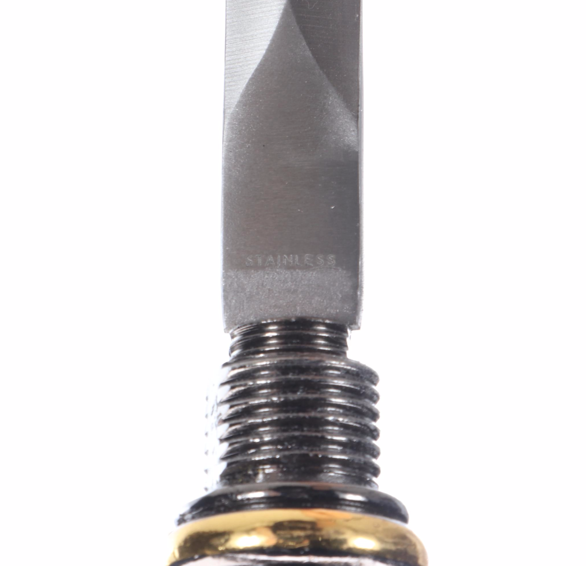 Eagle Head Embossed Metal Adjustable Sword Cane