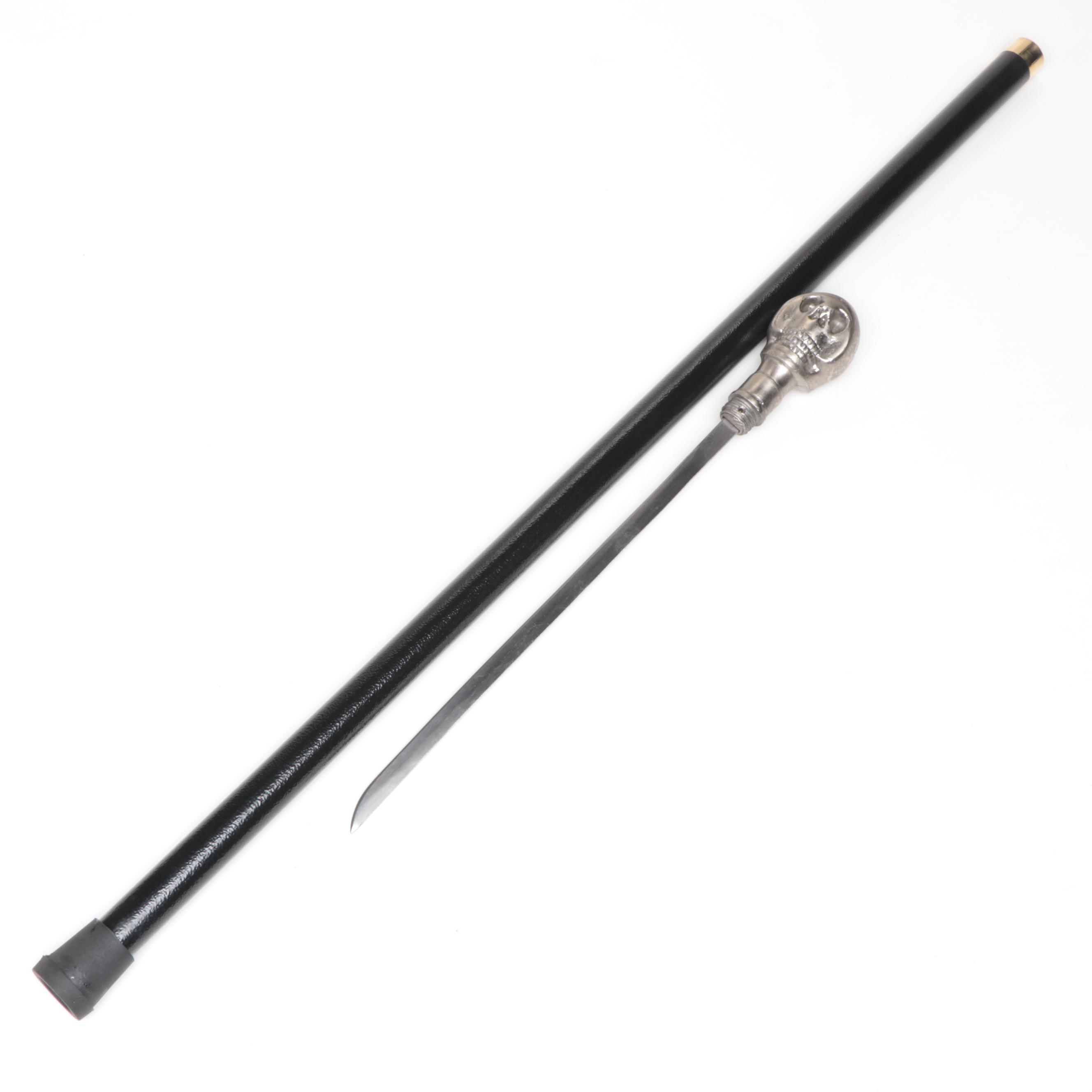 Skull Handled Sword Cane