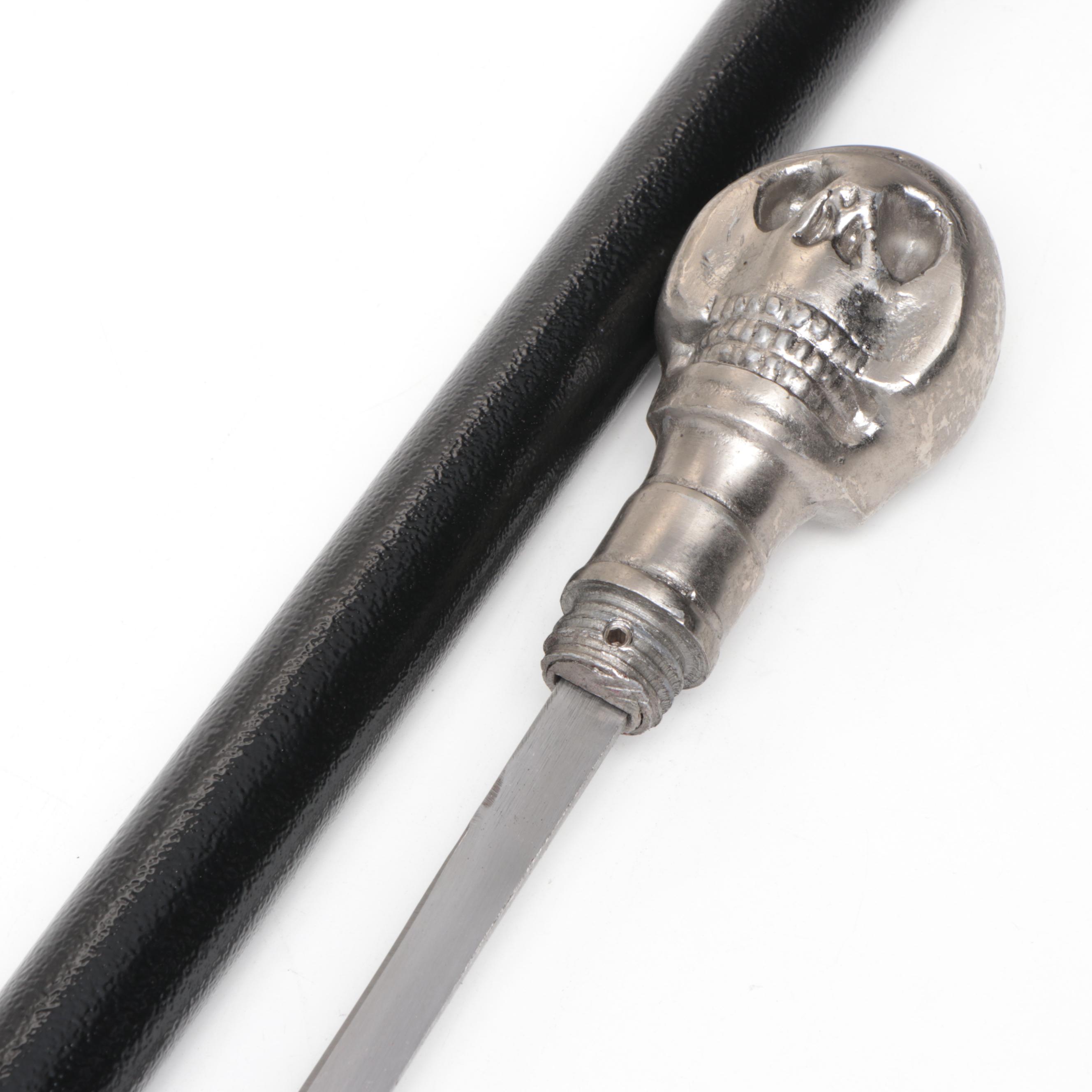 Skull Handled Sword Cane