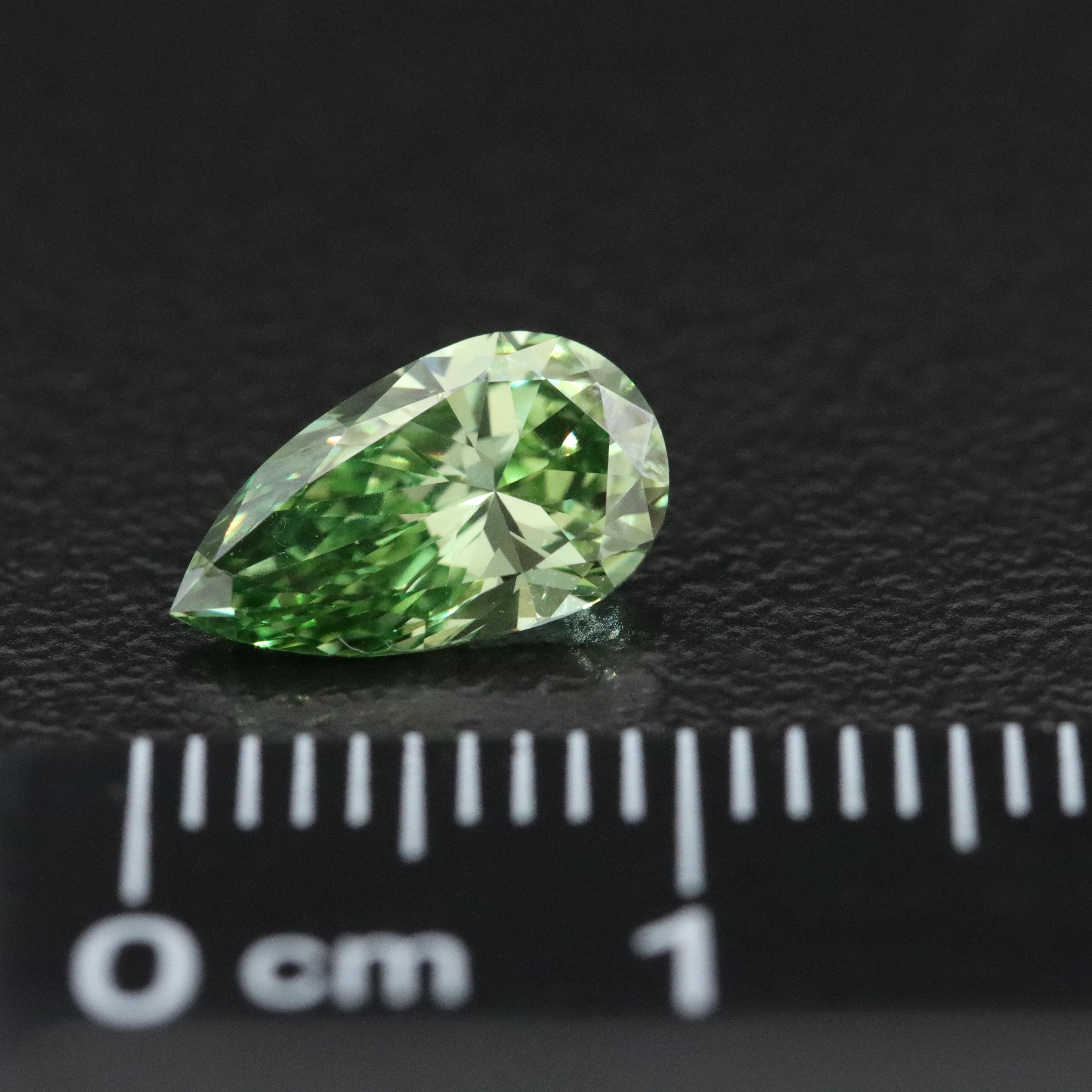 Loose 1.16 CT Lab Grown Fancy Green Diamond with IGI Report